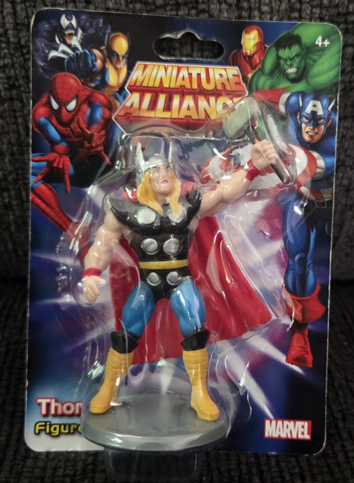 Monogram Alliance Marvel Thor Plastic 3″ Figurine Great For Cake Topper