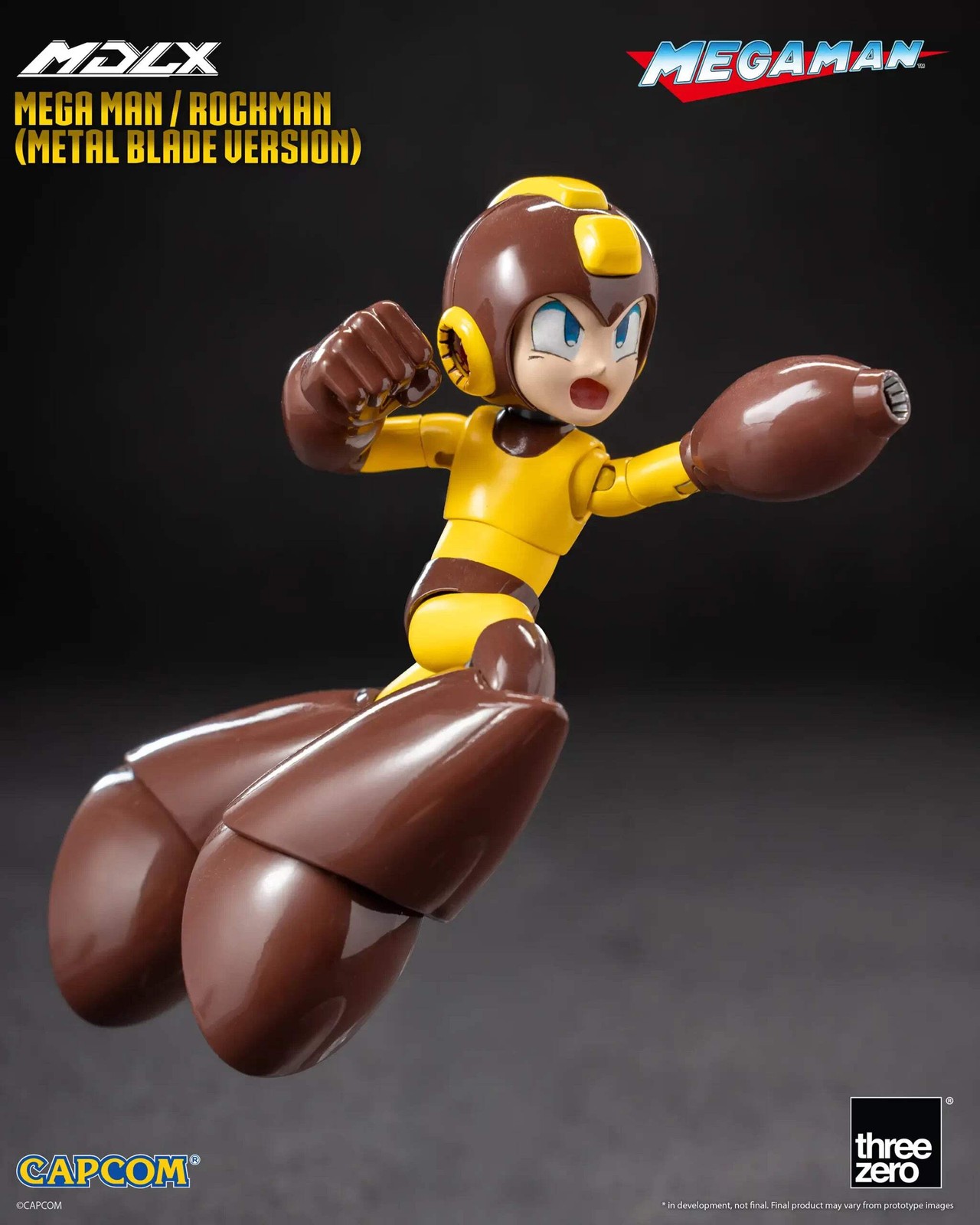 ThreeZero Mega Man Rockman (Metal Blade Ver.) MDLX Action Figure USA SELLER