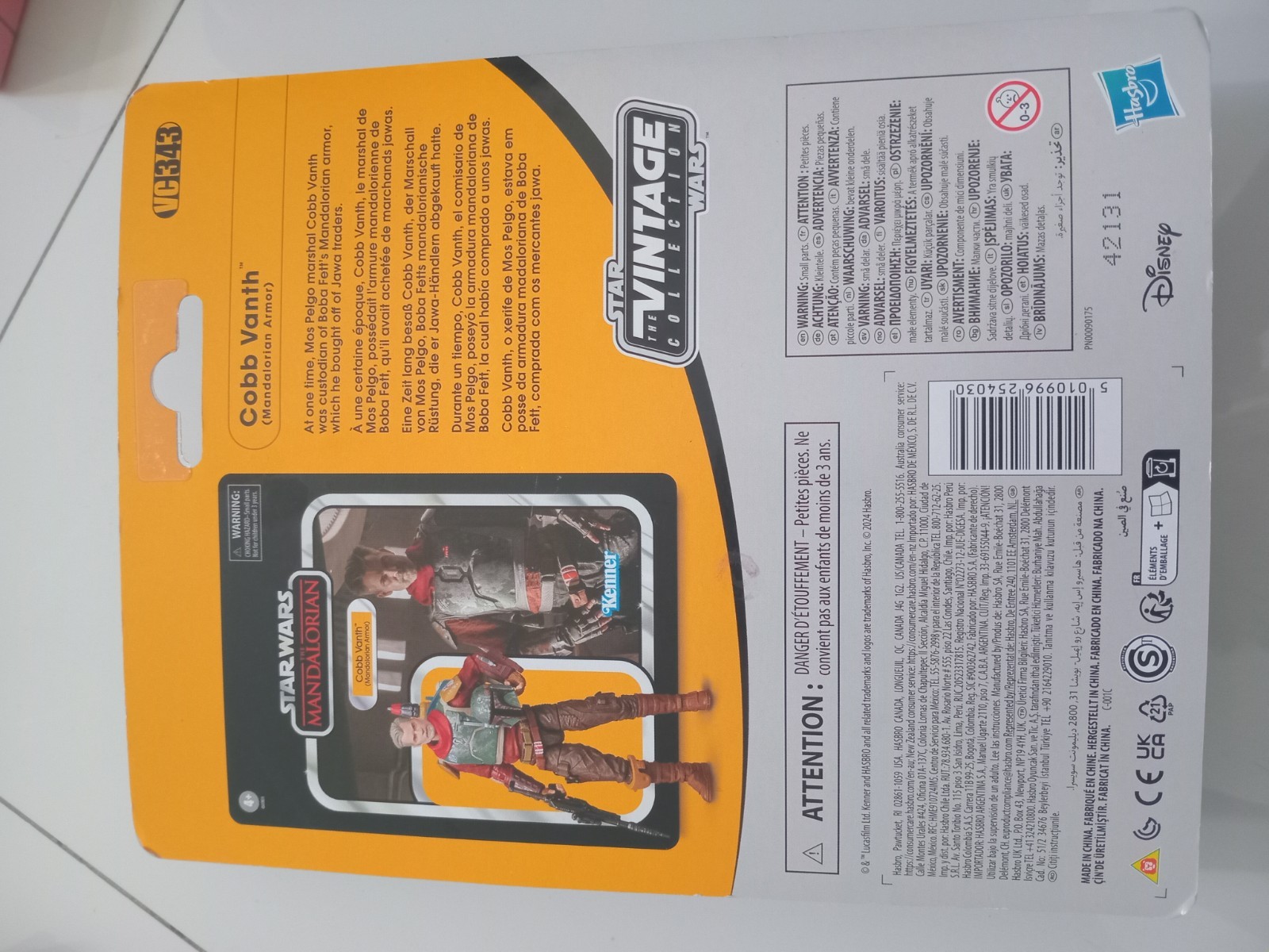 New KENNER Star Wars The Vintage Collection Cobb Vanth Mandalorian Armor Figure