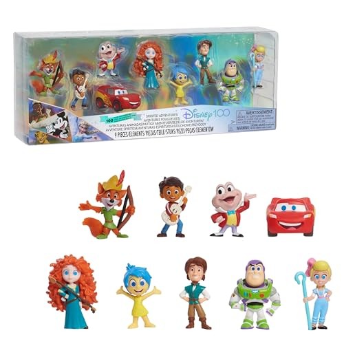 Disney100 Years of Spirited Adventures, Limited Edition 9-piece Figure Set