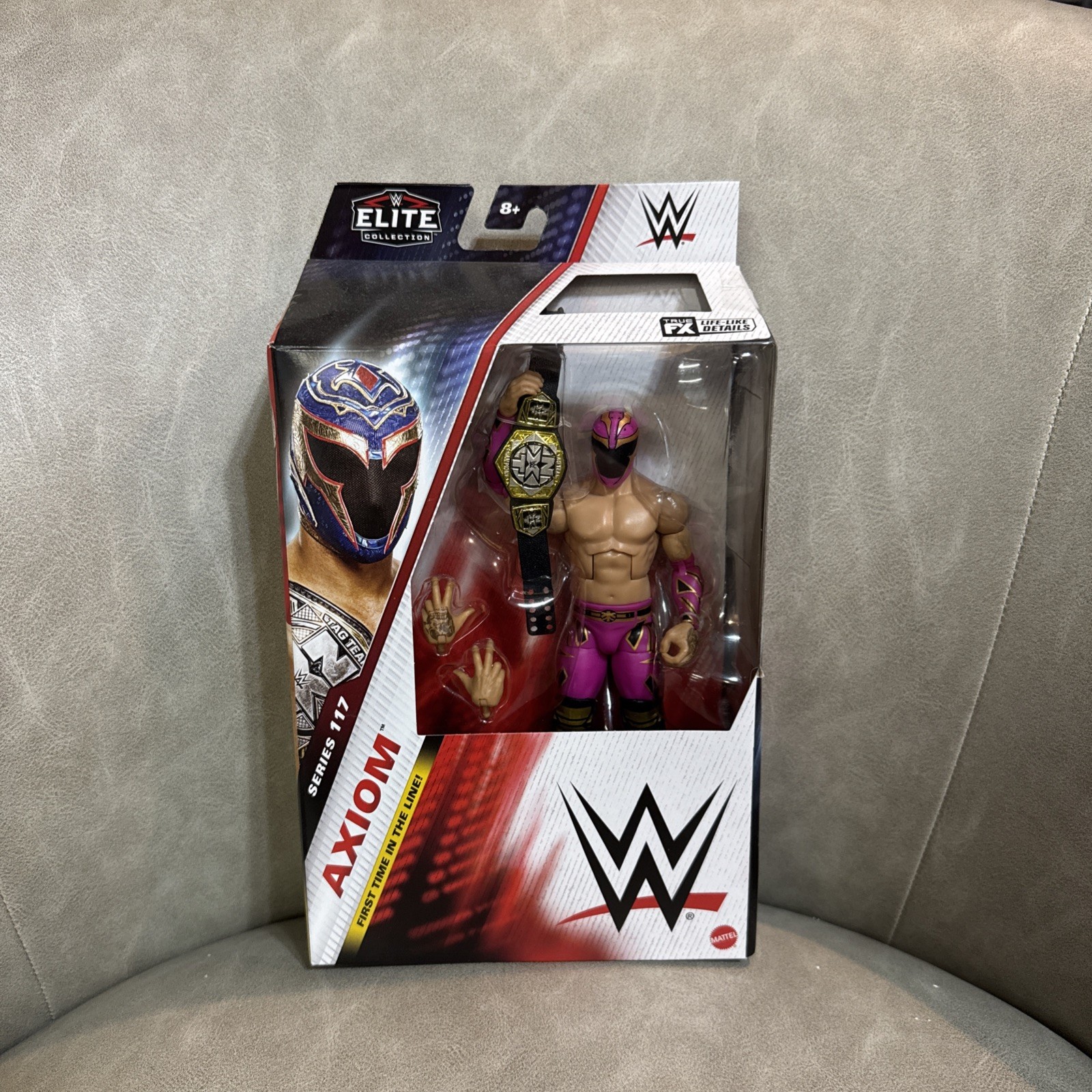 WWE ELITE Collection Series 117 AXIOM First Time In The Line! Pink CHASE