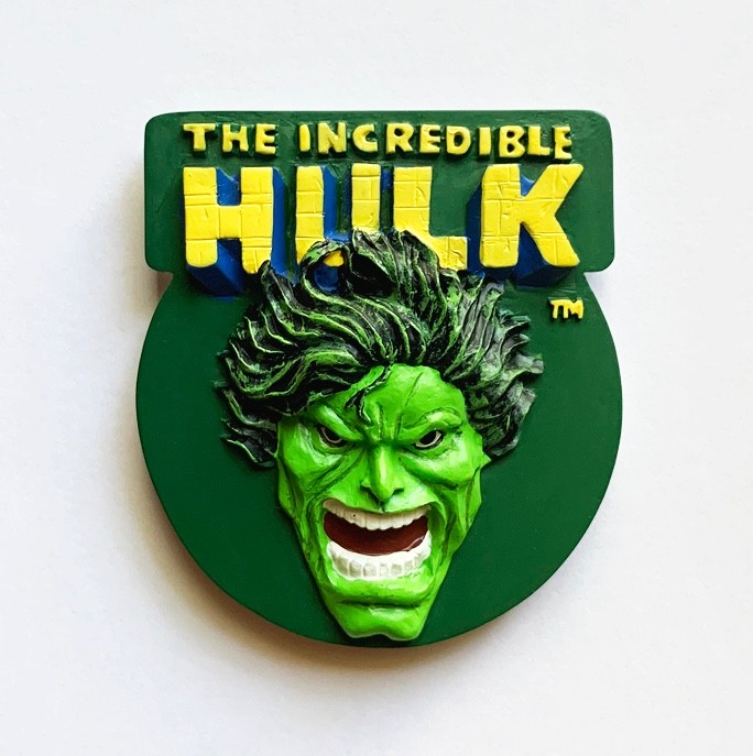 2002 MARVEL Daredevil & Hulk 3D Fridge Magnets by NECA Toys – Excellent Shape!!