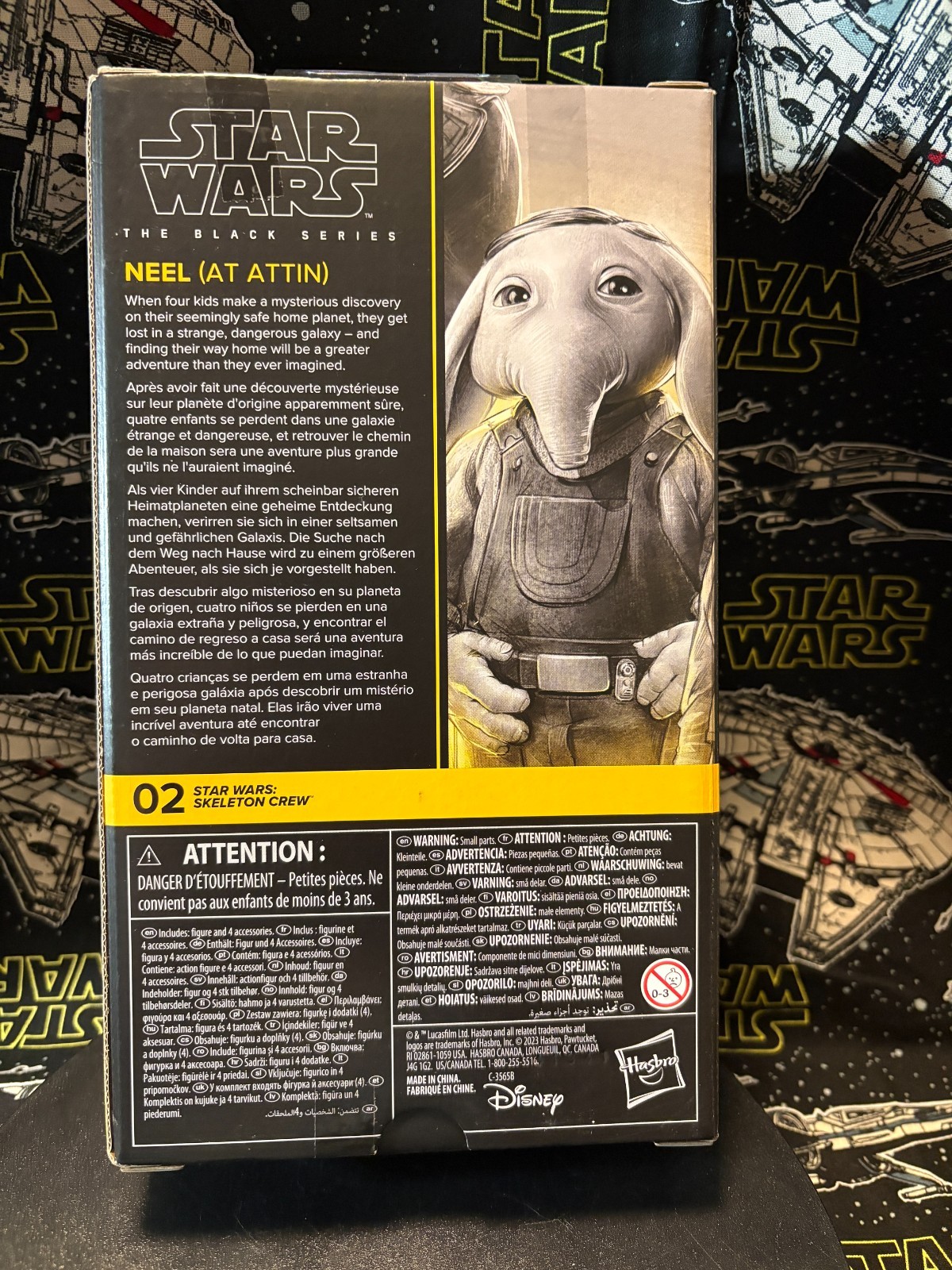 Star Wars: Skeleton Crew – NEEL (AT ATTIN) – Black Series 6″ NIB!!