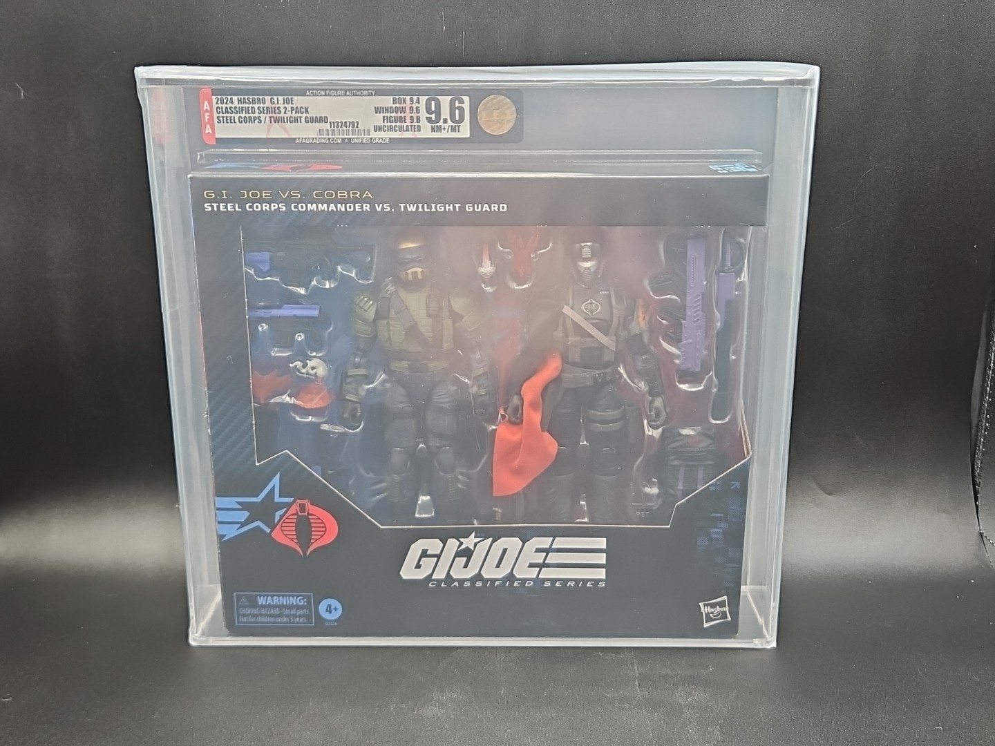 G.I. Joe Classified Series Steel Corps Commander VS Twilight Guard AFA U9.6 Wow!