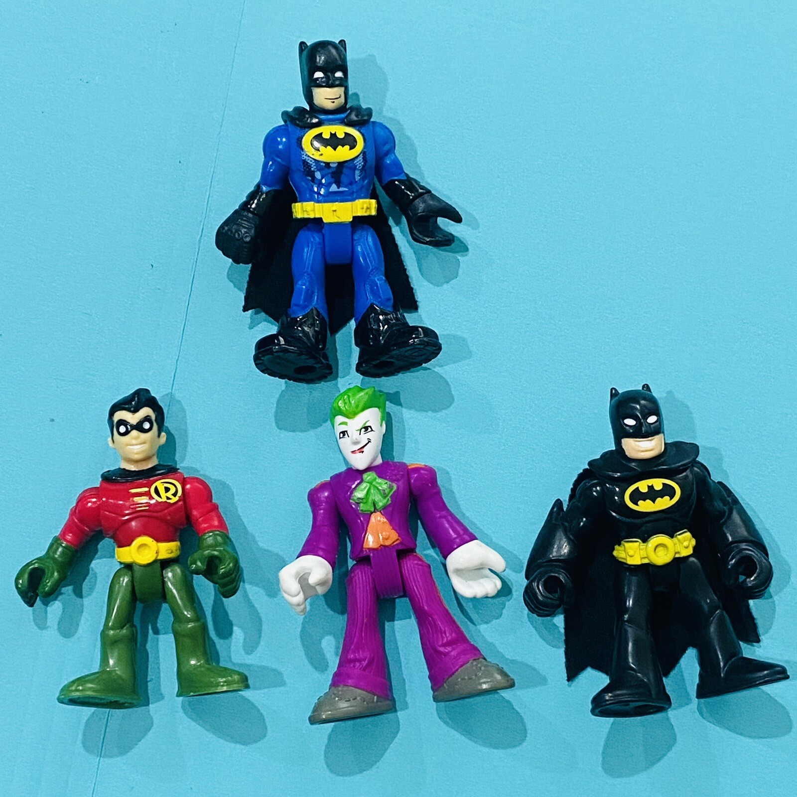 DC Comics Action Figure Toys Lot Of 4 Batman Figures 3″