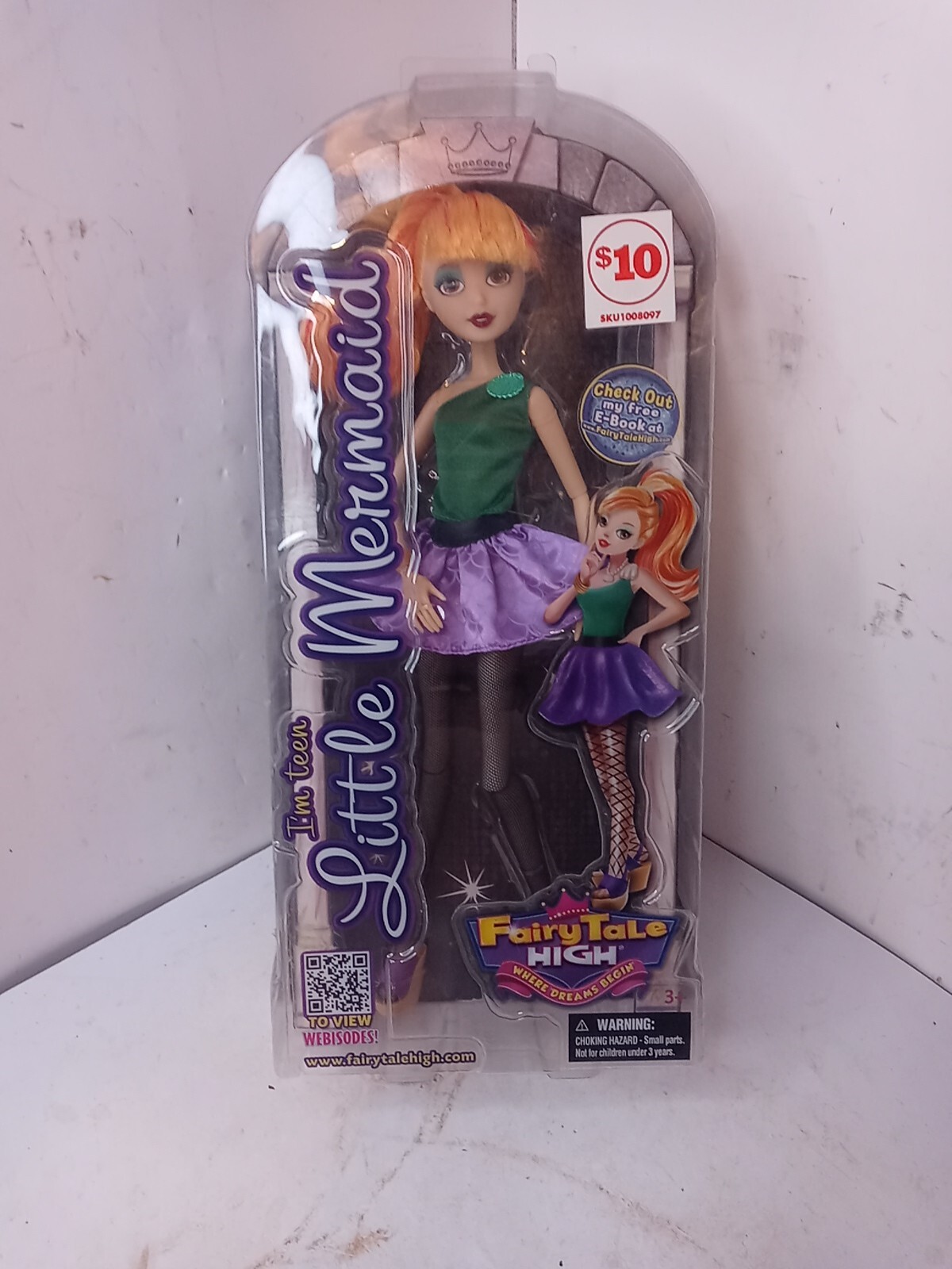 Fairy Tale High I’am Teen Little Mermaid 12″IN PVC Figure Were Dreams Begin Cute