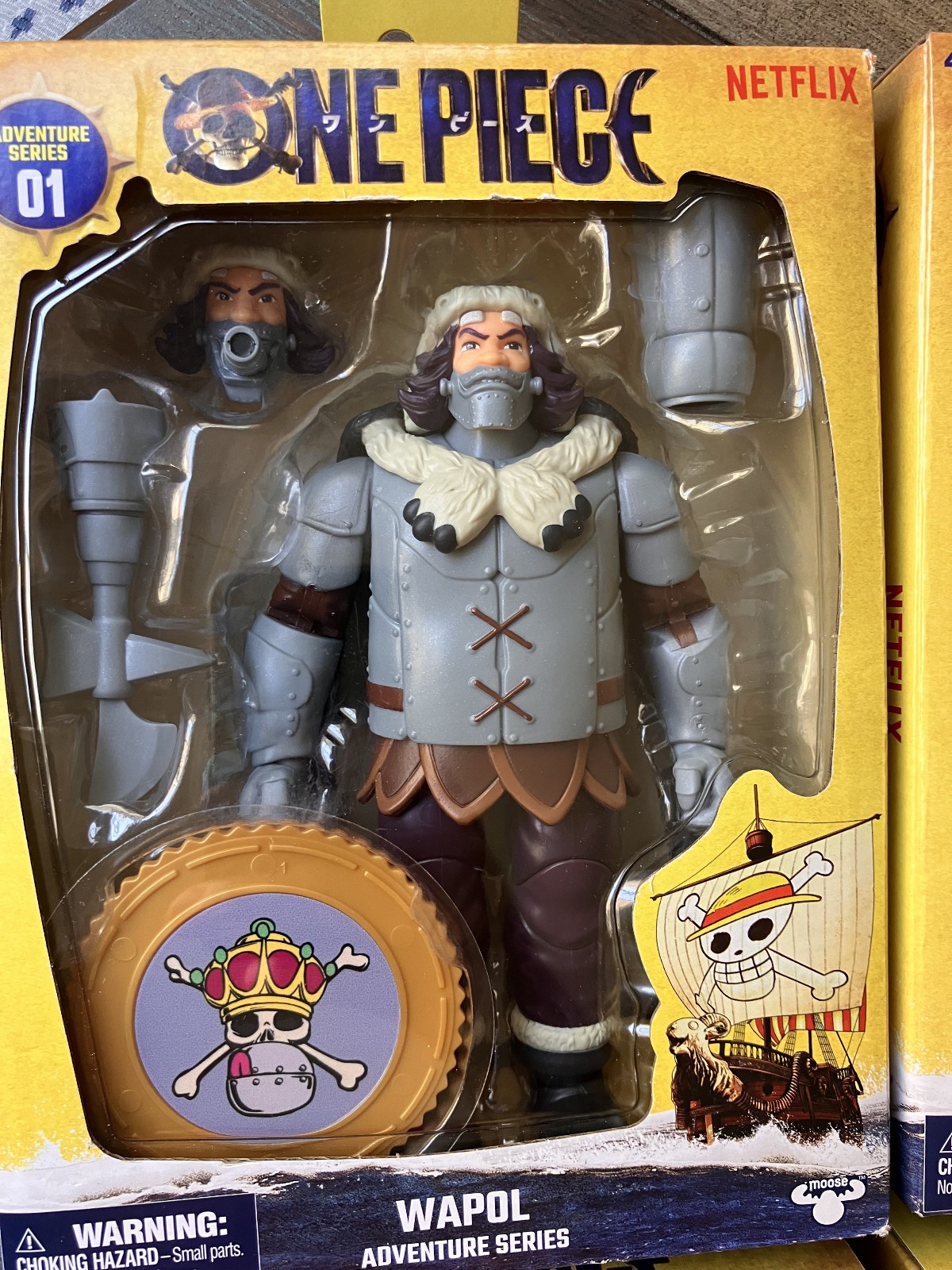 Moose ONE PIECE Adventure Action Figure Complete Set x4 Luffy Chopper Wapol Zoro