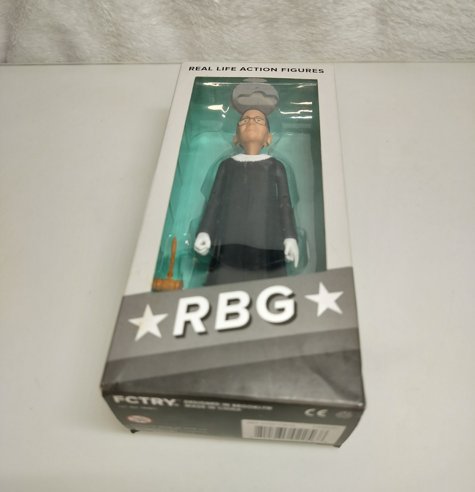 FCTRY Collectible Justice Ruth Bader Ginsburg RBG Action Figure Doll in Box Gift