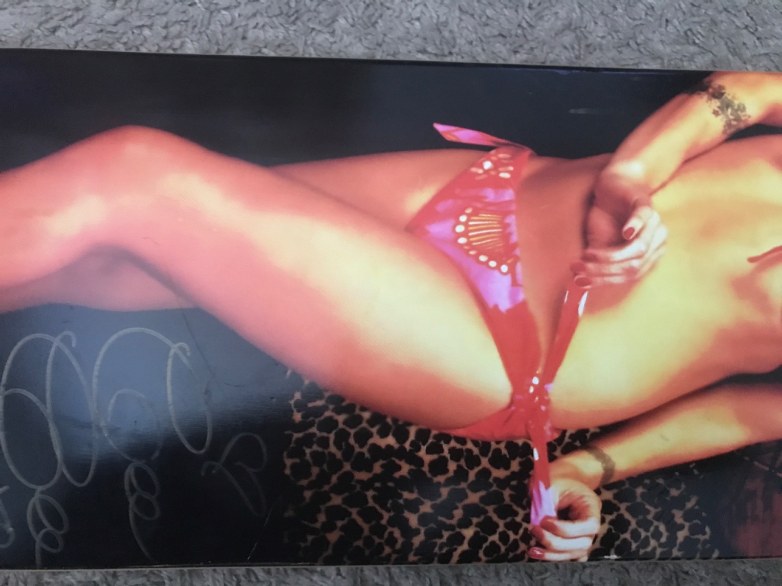 PinUp Sk8 Tiki Decks RARE AUTOGRAPHED SIGNED SKATEBOARD DECK CEE CEE RYDER.