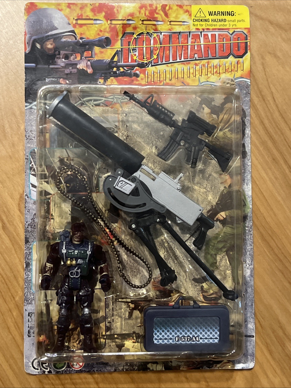 Vintage Commando Action Figure 3.5″ Fully Articulated Figure & Accessories NIP