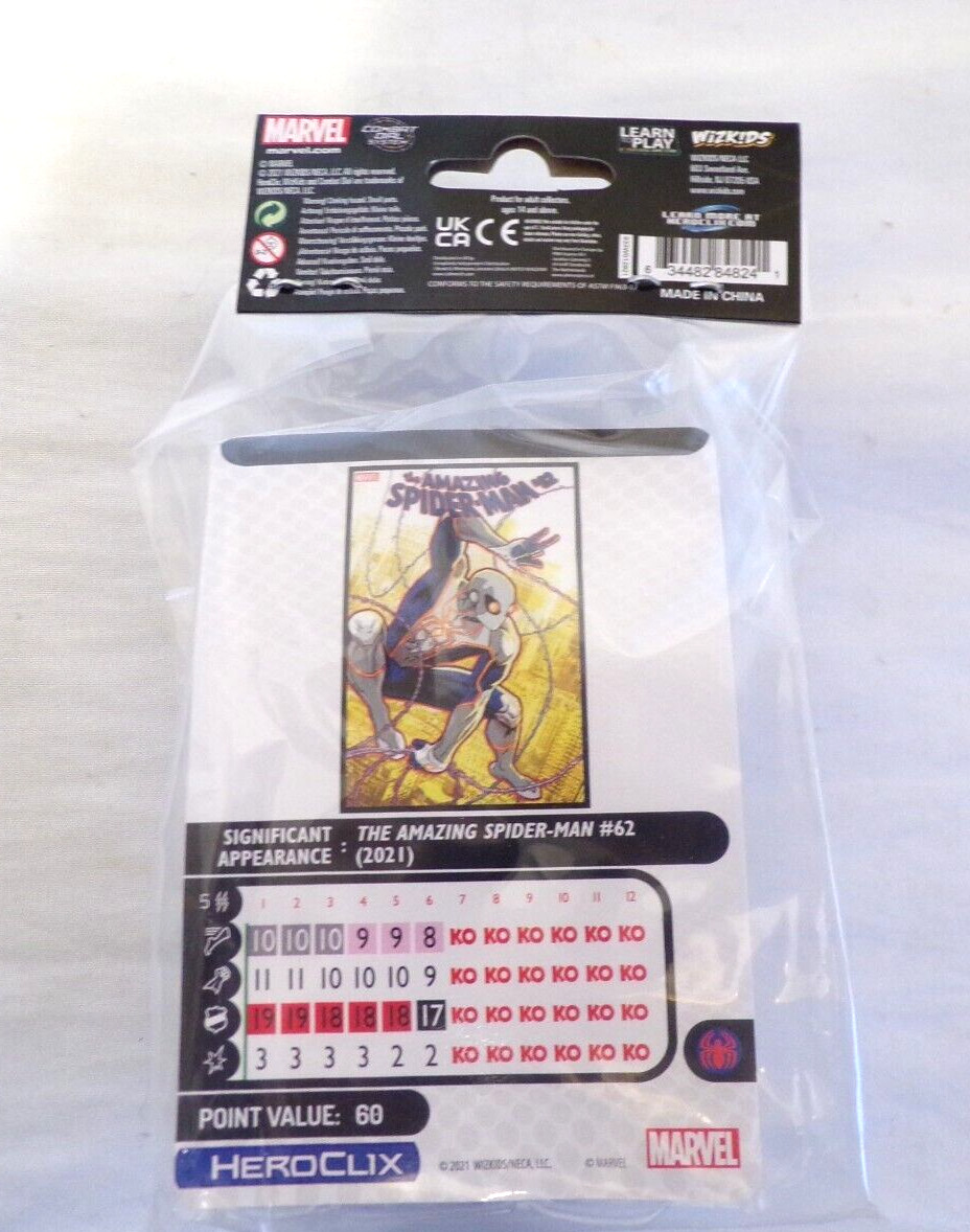 2021 Heroclix Marvel Free Comic Book Day Amazing SPIDER-MAN F21-001 Wizkids #62