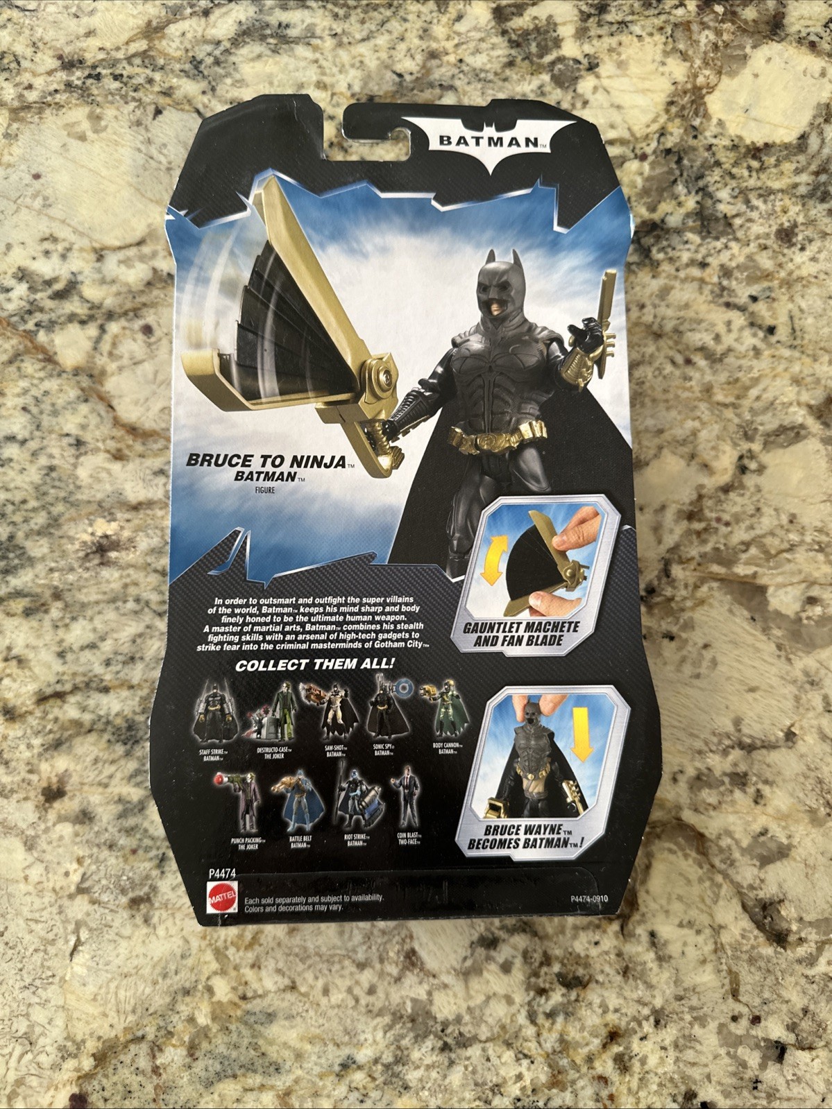 Batman Begins DC Bruce to Ninja Batman Dark Knight Figure NEW + FAST SHIPPING