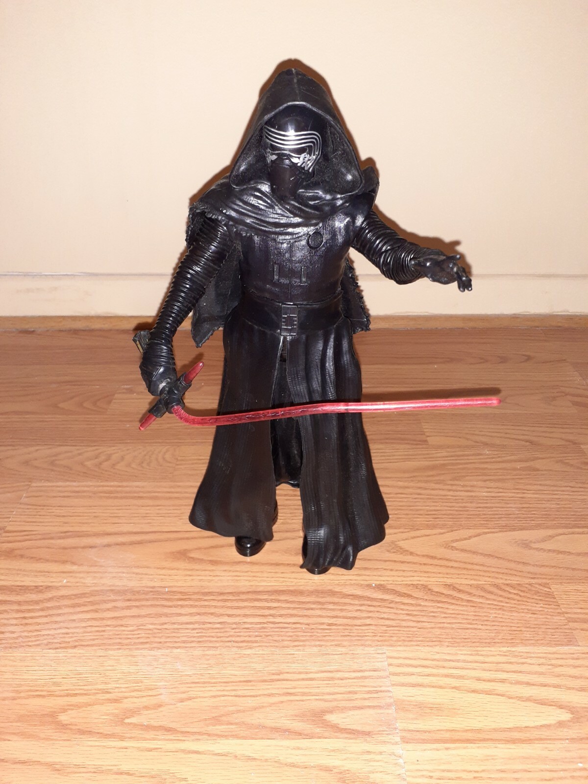 STAR WARS DARTH VADER TOY BATTERY OPERATED VOICE 14 INCHES TALL APROX WORKS VTG