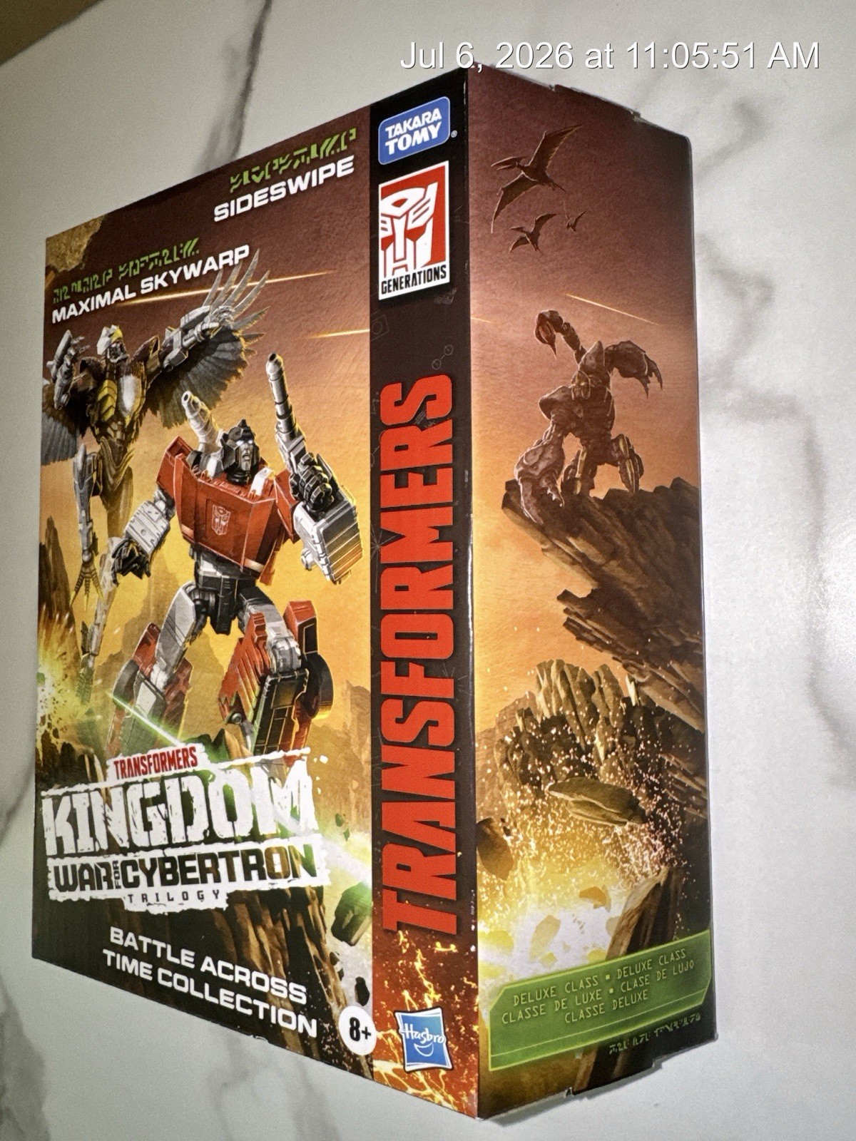 Transformers Kingdom War for Cybertron Skywarp Sideswipe Battle Across Time