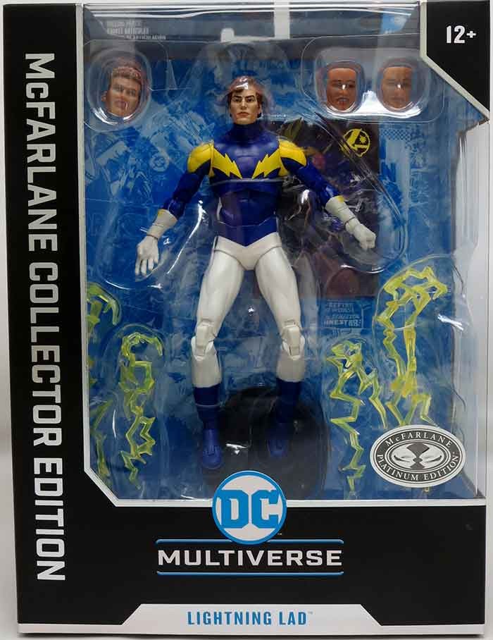 DC Multiverse 7″ Figure Wave 8 Lightning Lad (Legion Of Super Heroes) Platinum
