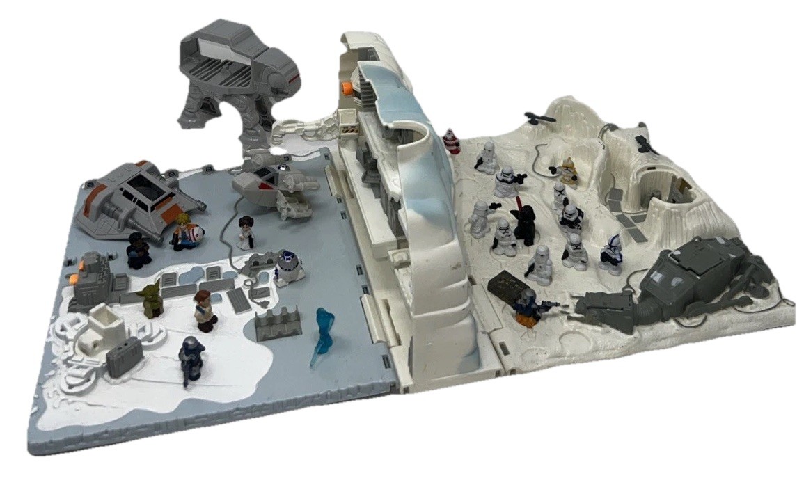 1996 STAR WARS Micro Machines ACTION FLEET Ice Planet Hoth Playset LOT-21 People