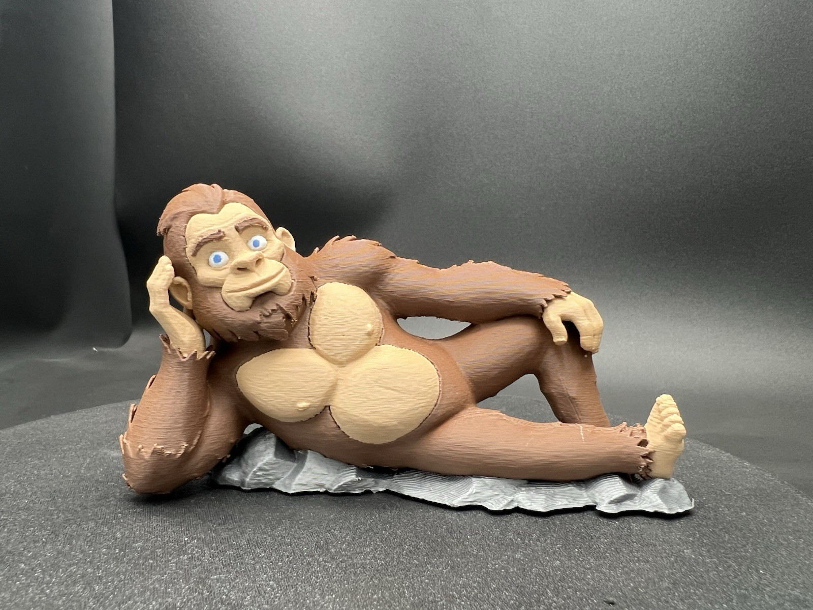 Bigfoot “ On The Rocks” Sasquatch Bigfoot Figurine!