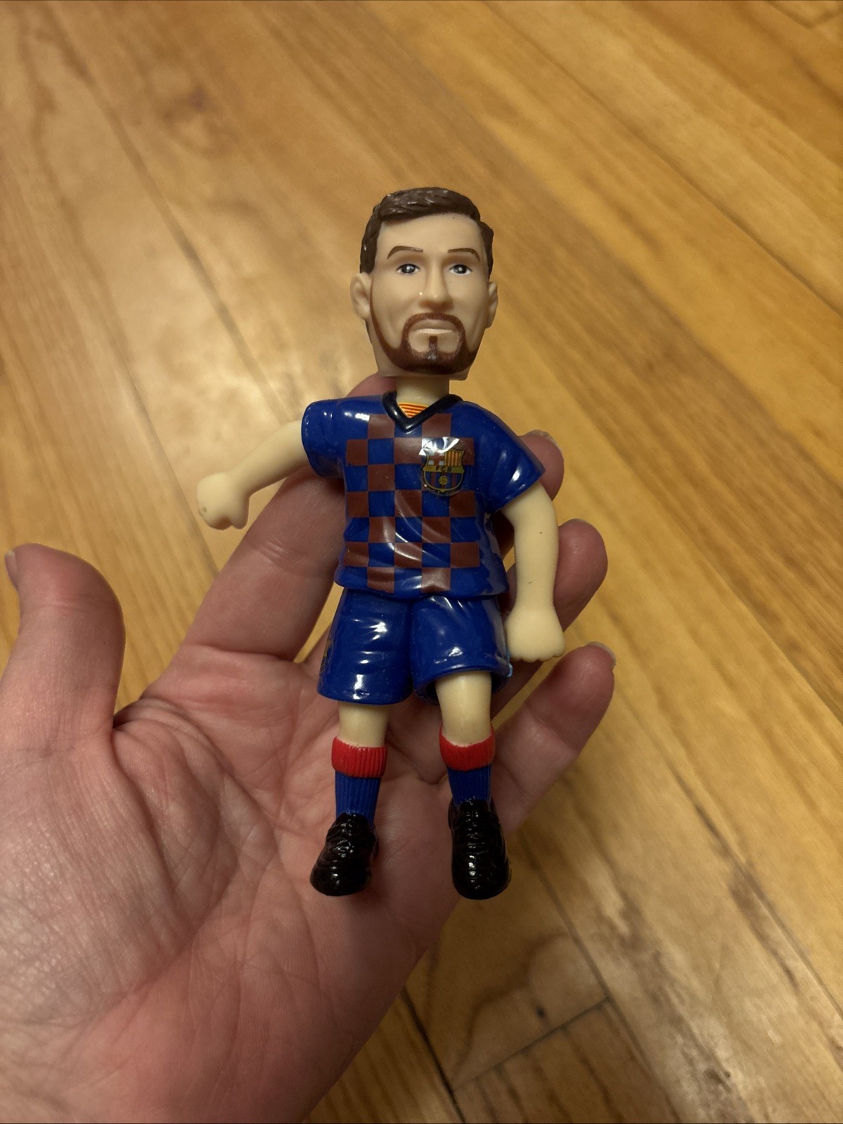 Fanfigz Lionel Messi Collectible Figure Barcelona Argentina Toy Soccer