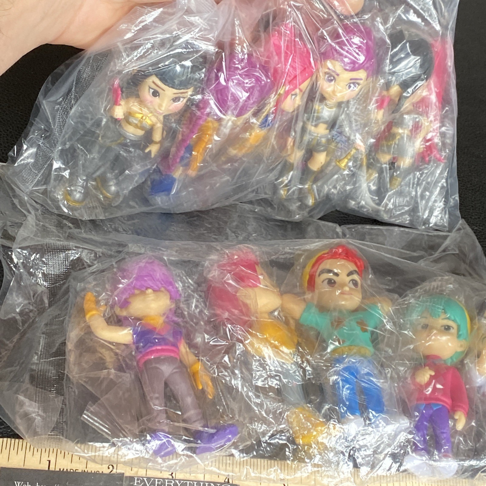 K-Pop Demon Hunters Chibi Mini Figures Toy Lot Of 11 Different Non Poseable NEW