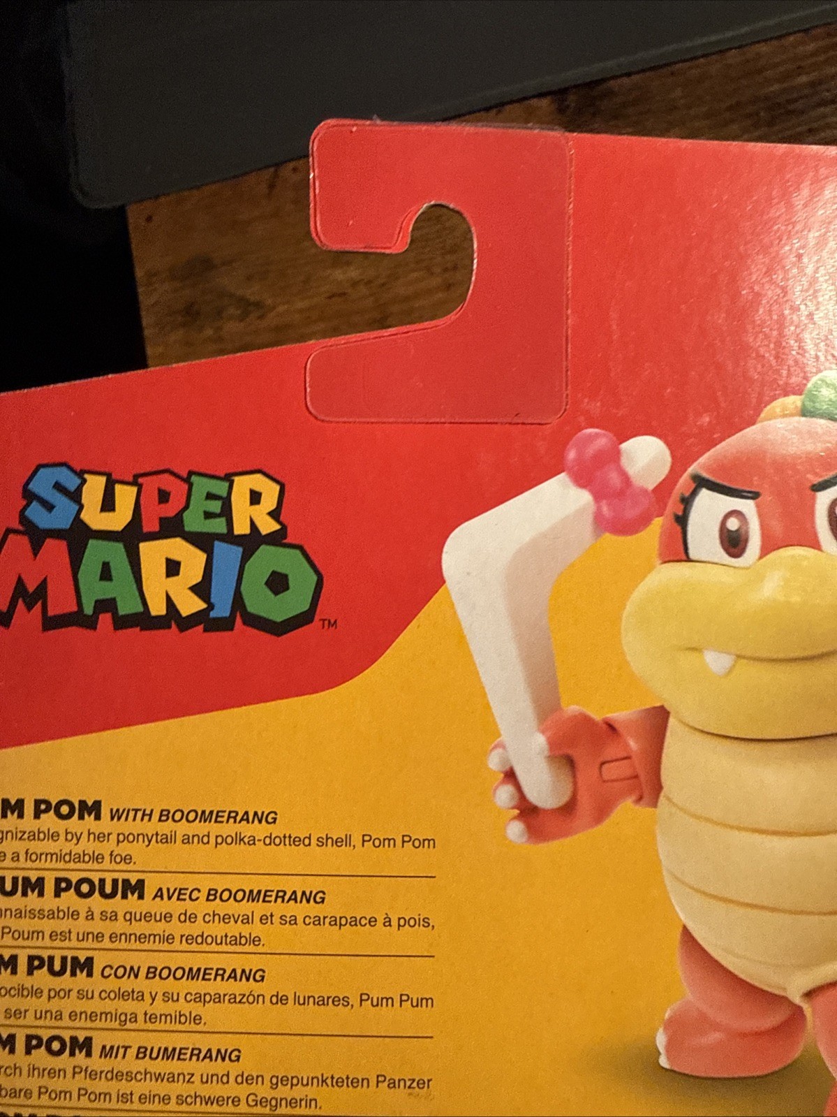 Jakks Pacific Nintendo Super Mario POM POM w/ Boomerang 4 Inch Action Figure MOC