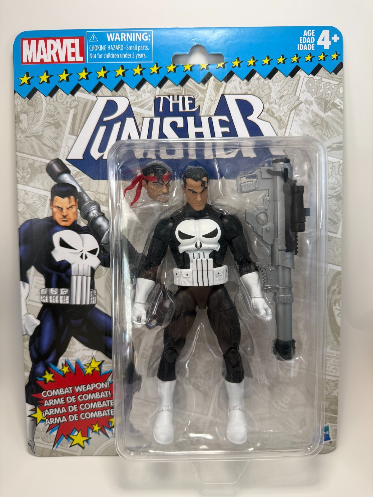 Marvel Legends Classic Retro Cardback – The Punisher – 6″ Figure – Unopened