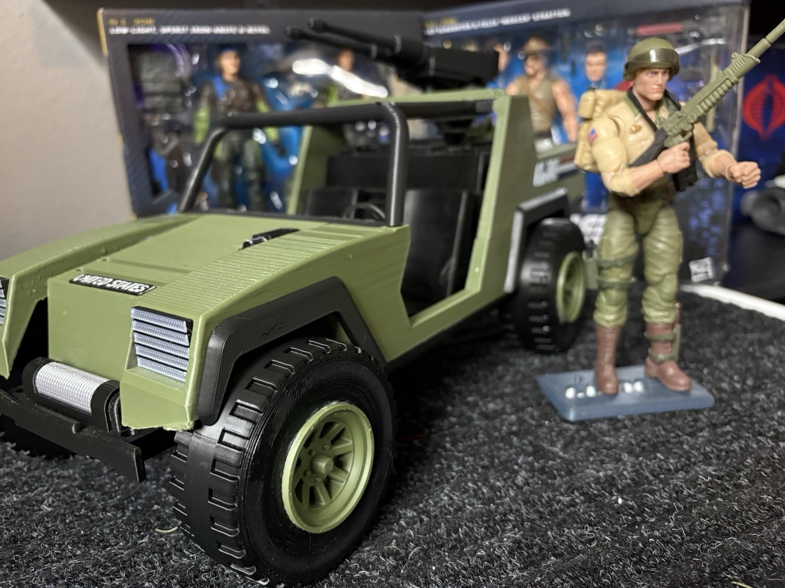 GI JOE VAMP MK-II 1/12 Scale – 3D Printed, Fully Detailed, Made to Order