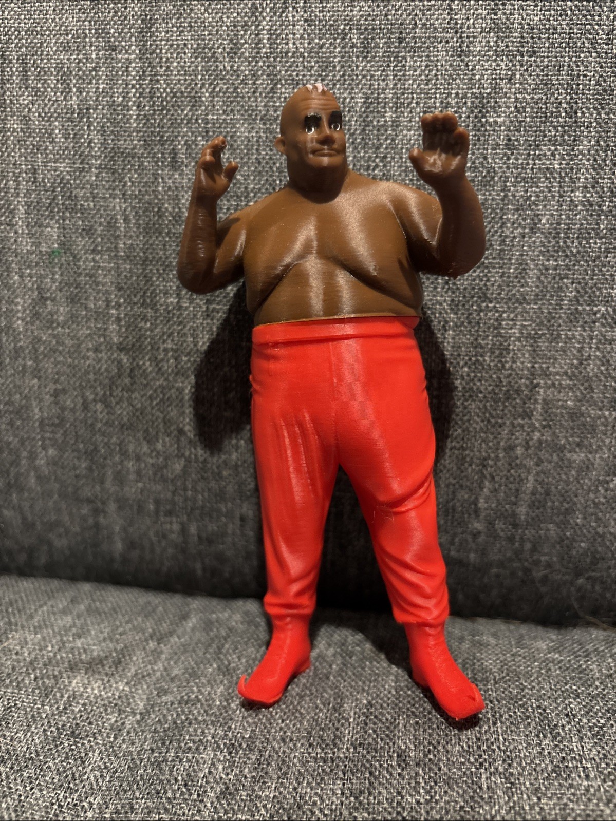 WWE Mattel LJN Superstars Abdullah The Butcher Custom Mini Size 3D Printed!!