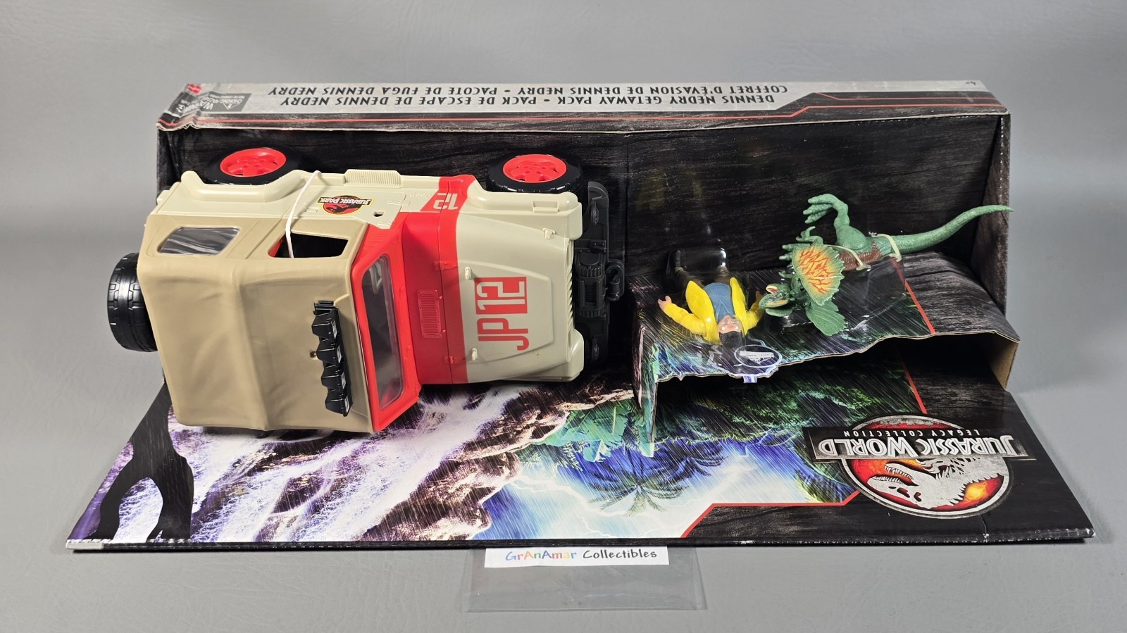 Jurassic World Legacy Collection DENNIS NEDRY Getaway Pack 2020 Exclusive GWY59