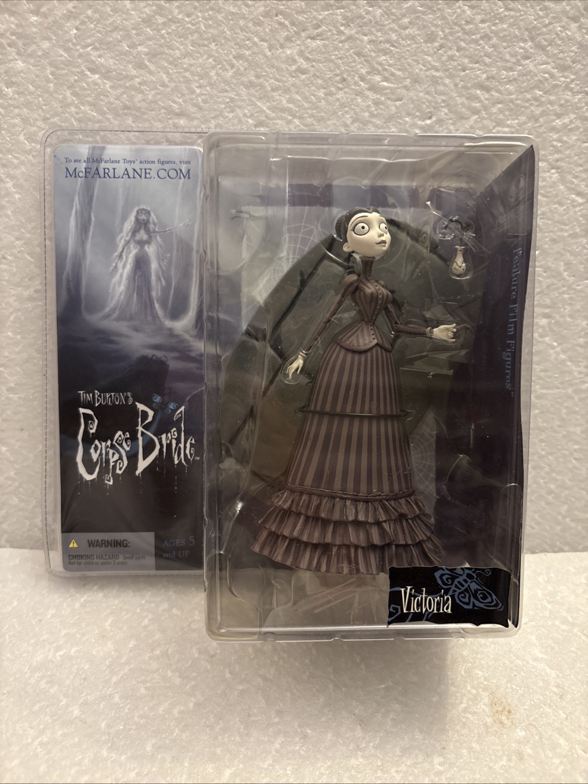 McFARLANE TOYS Tim Burton’s Corpse Bride Victoria Figure New! Sealed! 2005