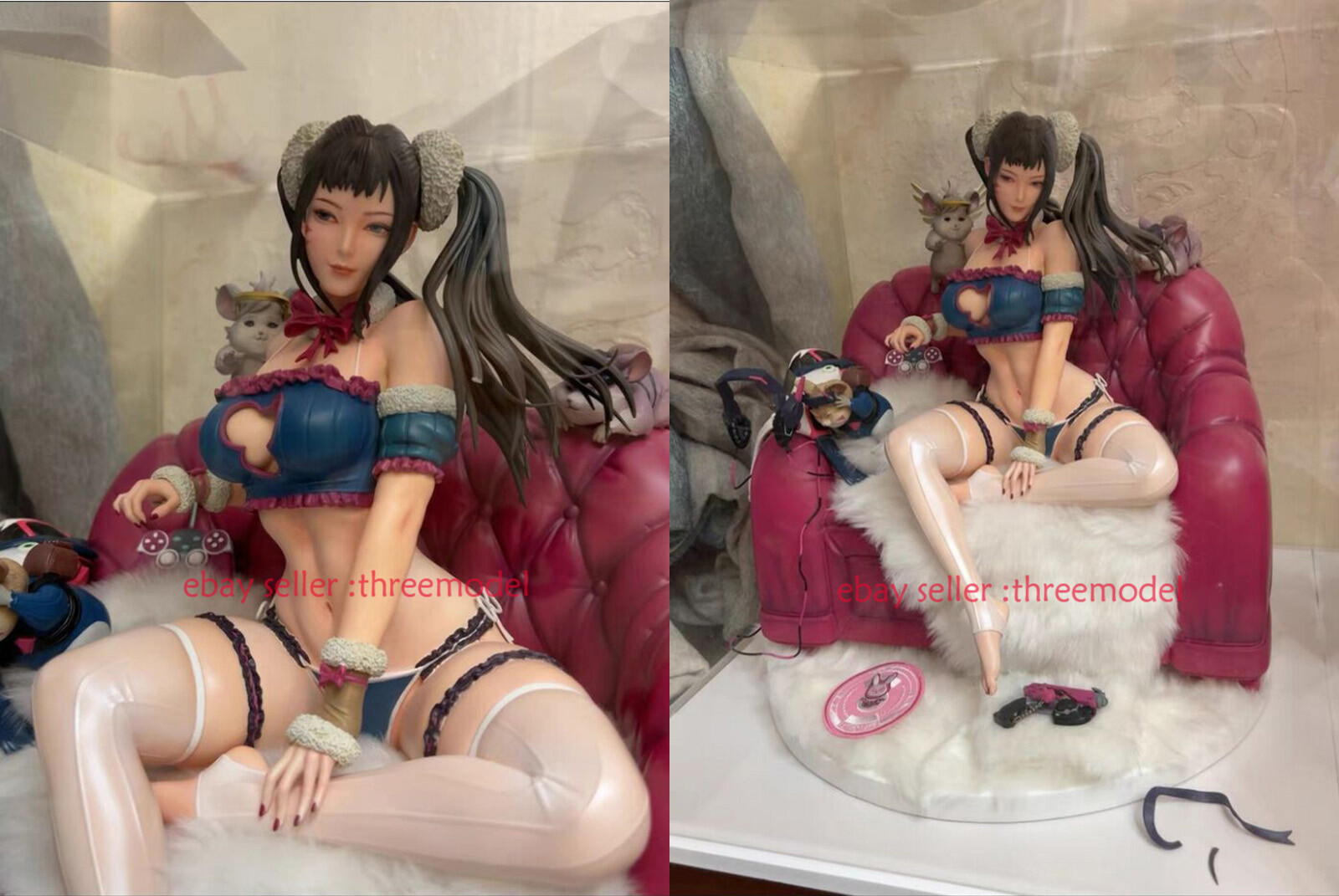 Whale Song Studio 1/4 Resin Figure Game girl DVA Model Painted Statue DX Ver.