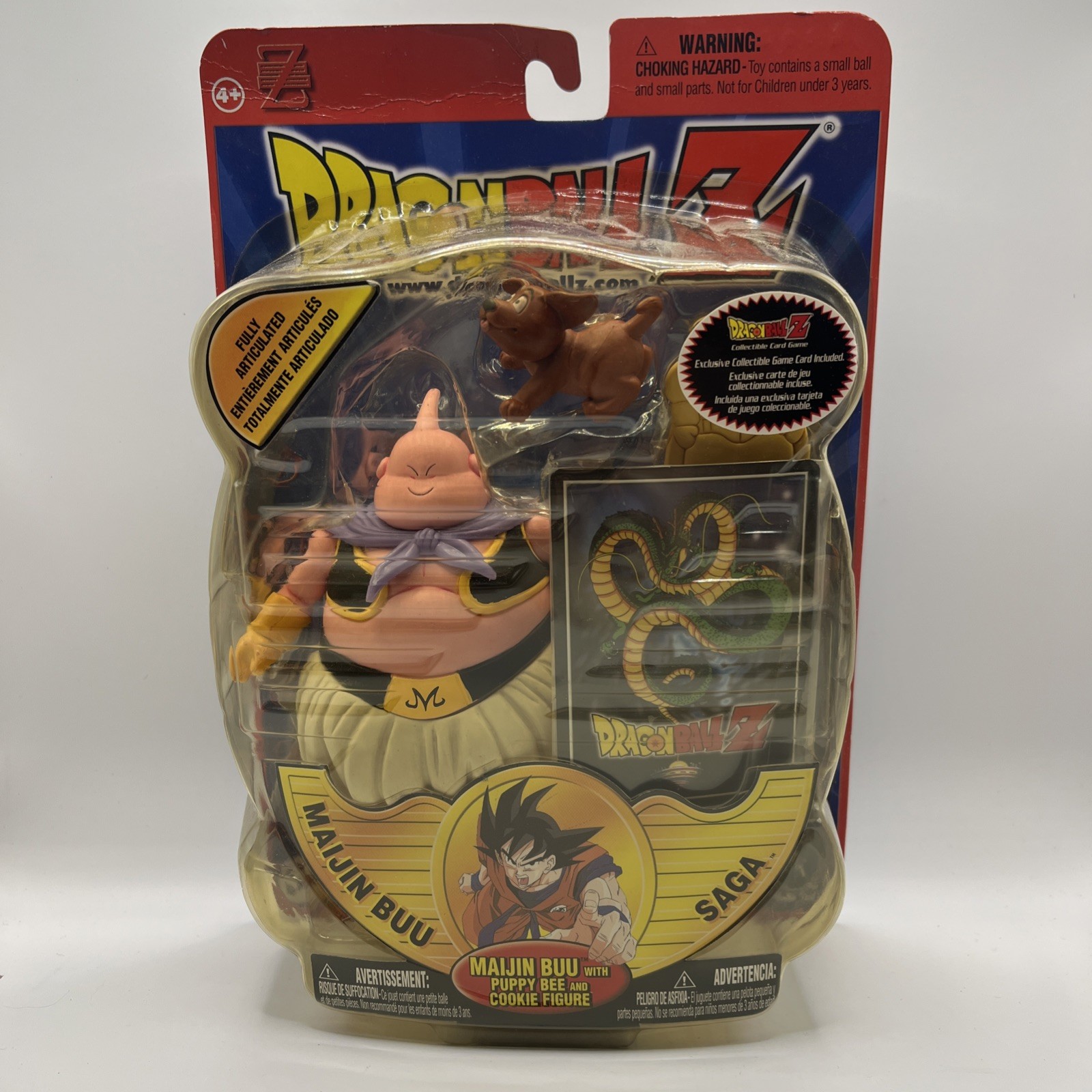 Dragonball Z Majin Buu Saga Majin Buu w/ Puppy Bee & Cookie Figure – New Sealed