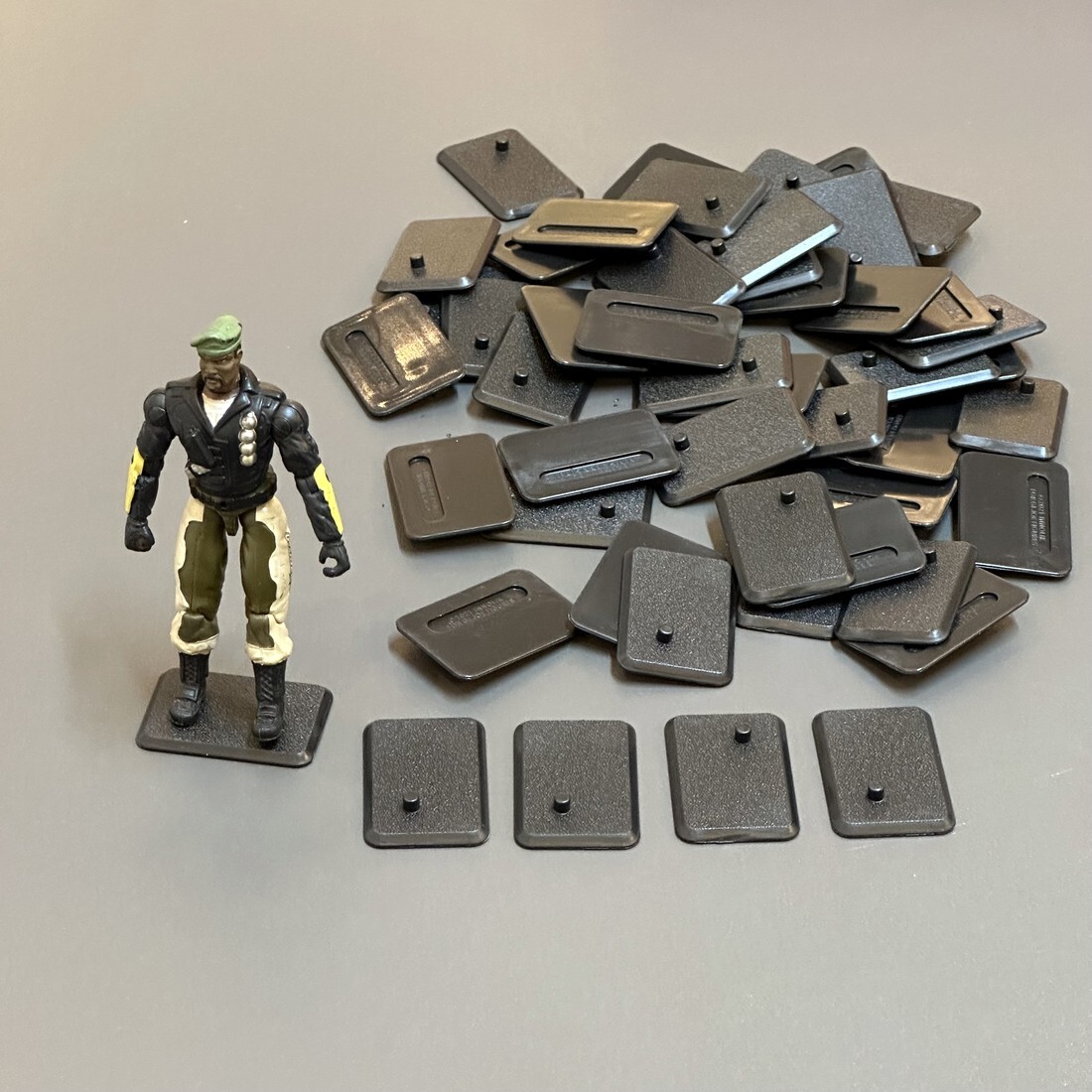 Upgrade Version Lot 50 Stand Base For Vintage GI JOE 3.75” G.I. 1980’s Figure H