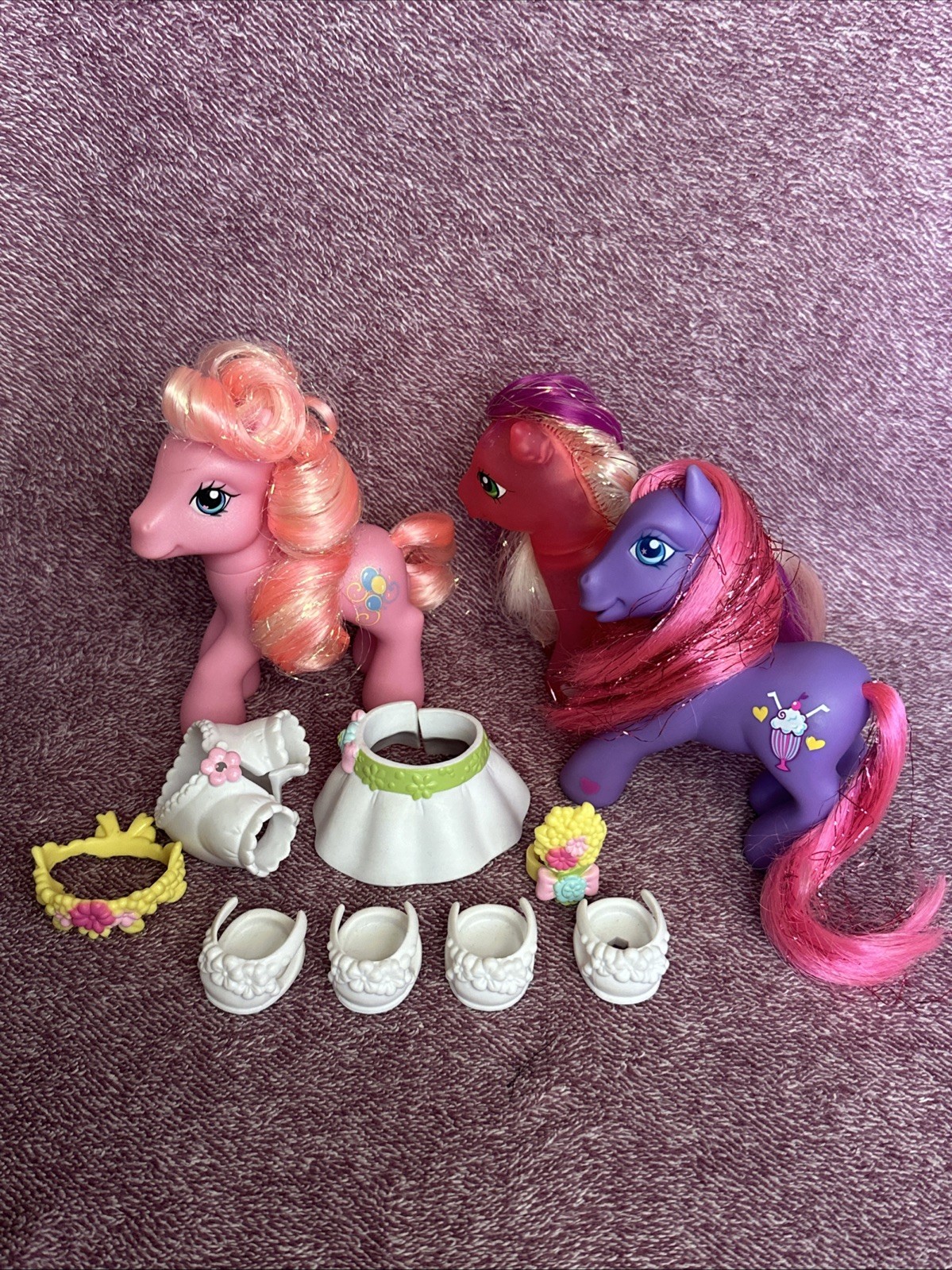 My Little Pony G3 – Pinkie Pie, Flower Garland, and Fizzy – Three 2000s Ponies!