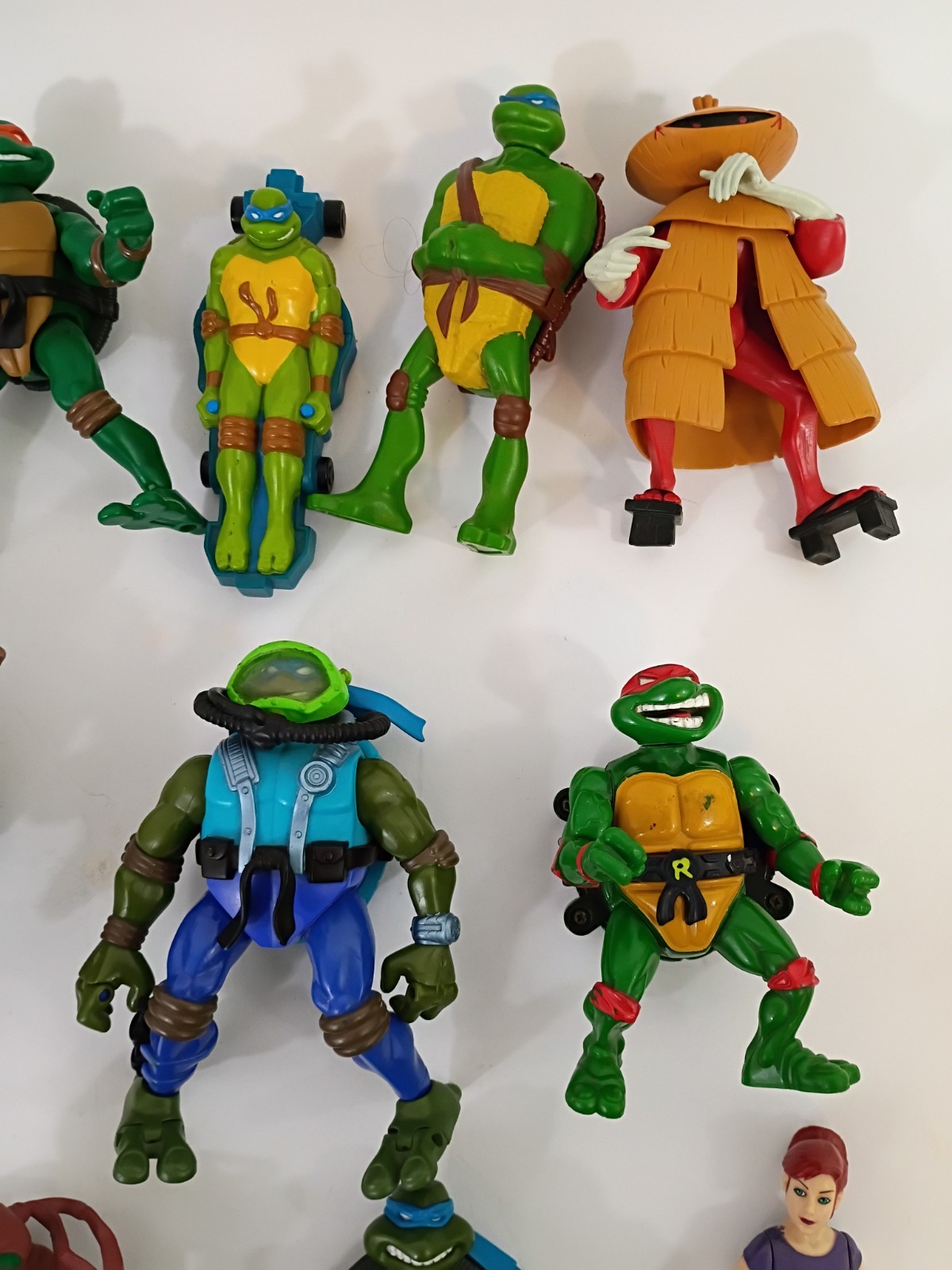 TMNT Ninja Vintage Bundle Action Figure Mix Bundle Lot 2003 2004 1991