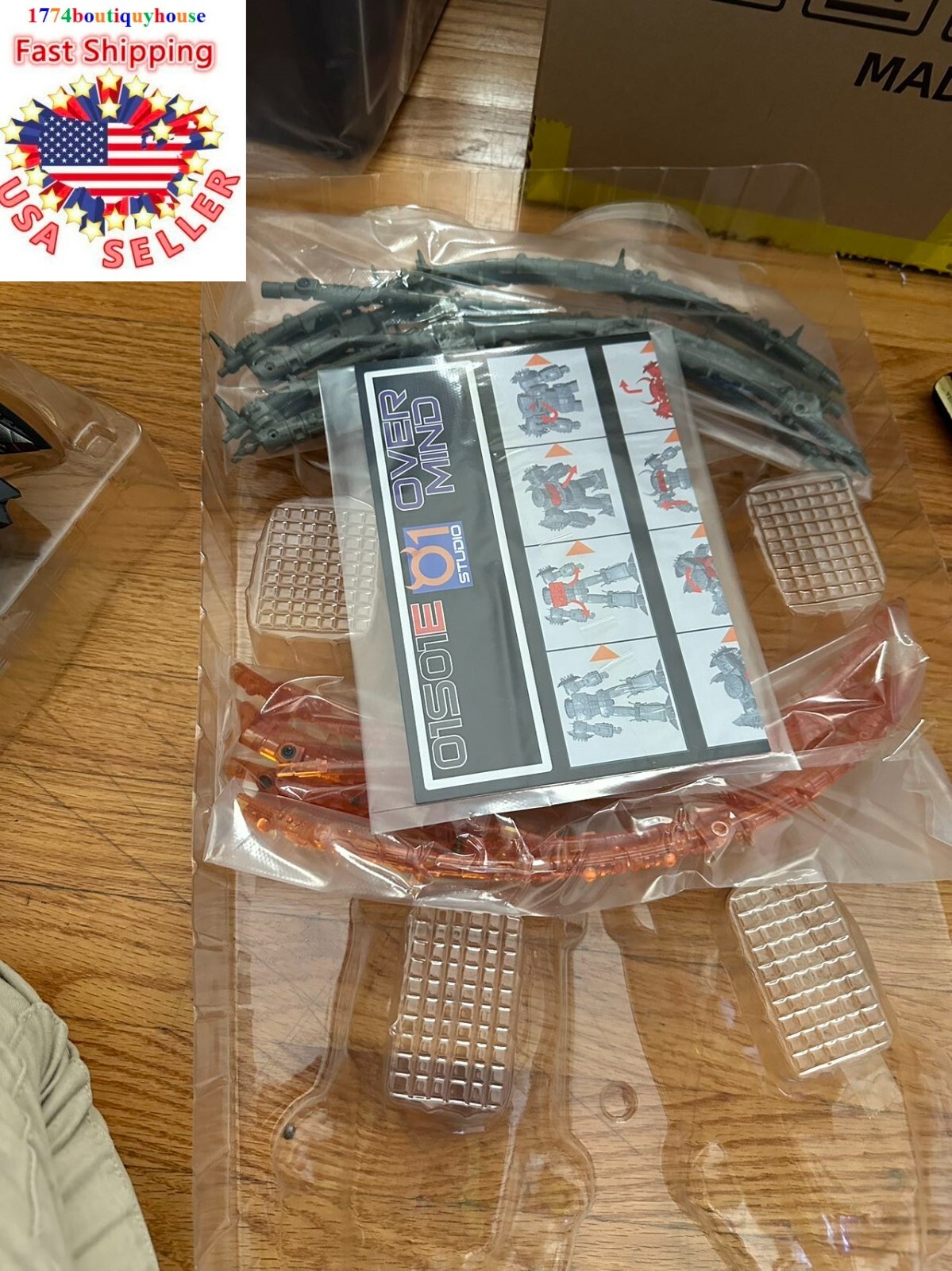 NEW IN BOX TRANSFORME 01-Studio 01S01E Cell Unicron Cybertron Second edition USA