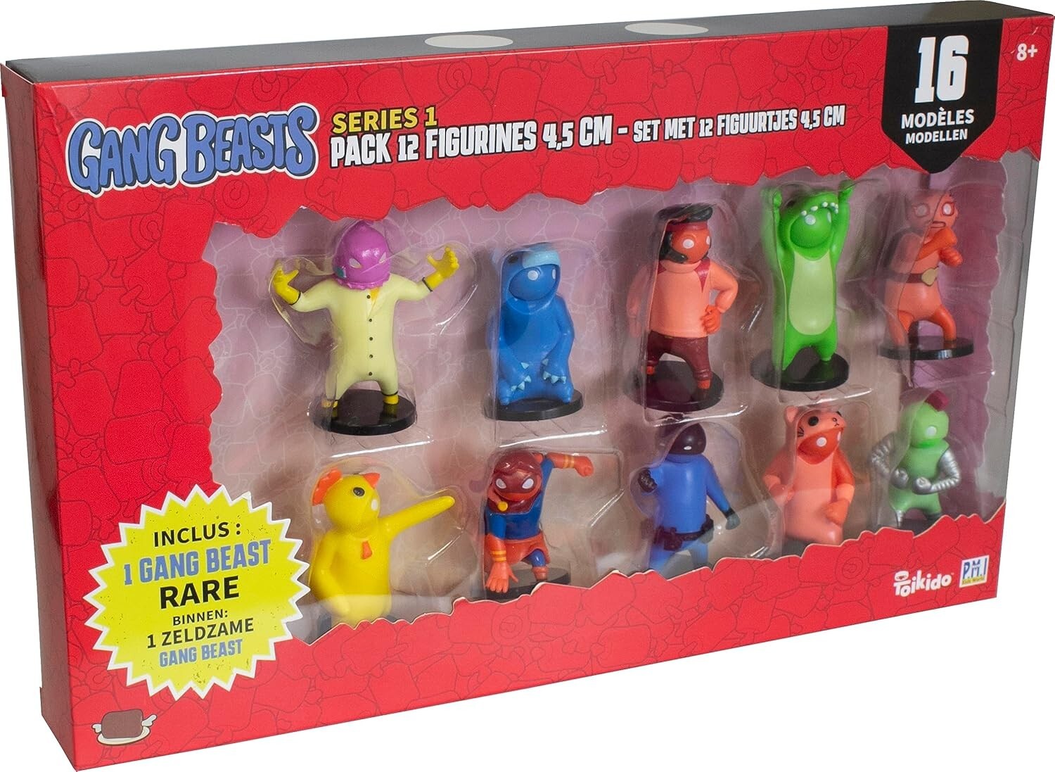Gang Beasts 12 Pack Action Figures 2.5 Inch Superhero Figurines – New