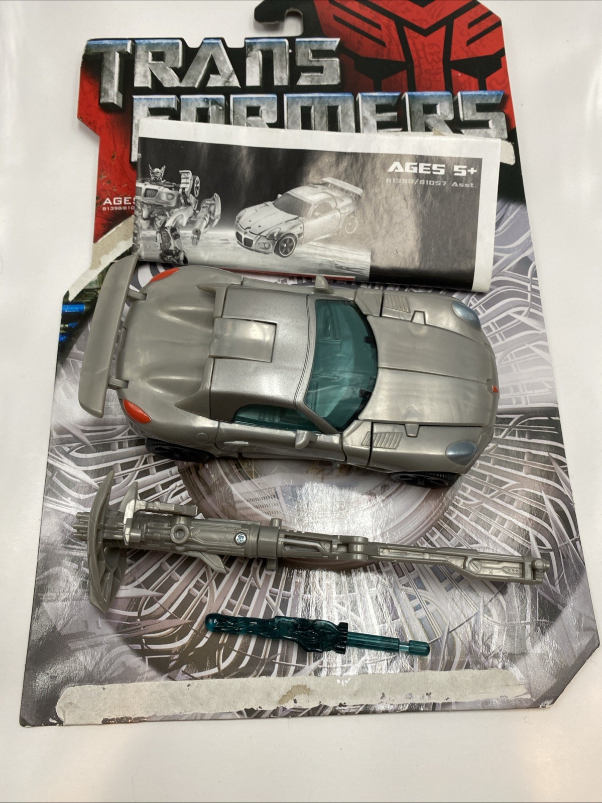 Transformers Movie 2007 Deluxe Final Battle Jazz w Cardback & Instructions