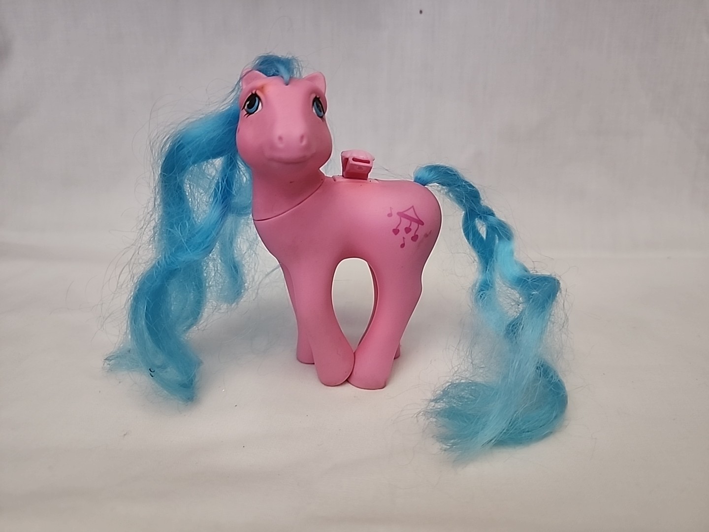 G1 My Little Pony Flutter Ponies Wingsong Pink Figure 1987 No Wings
