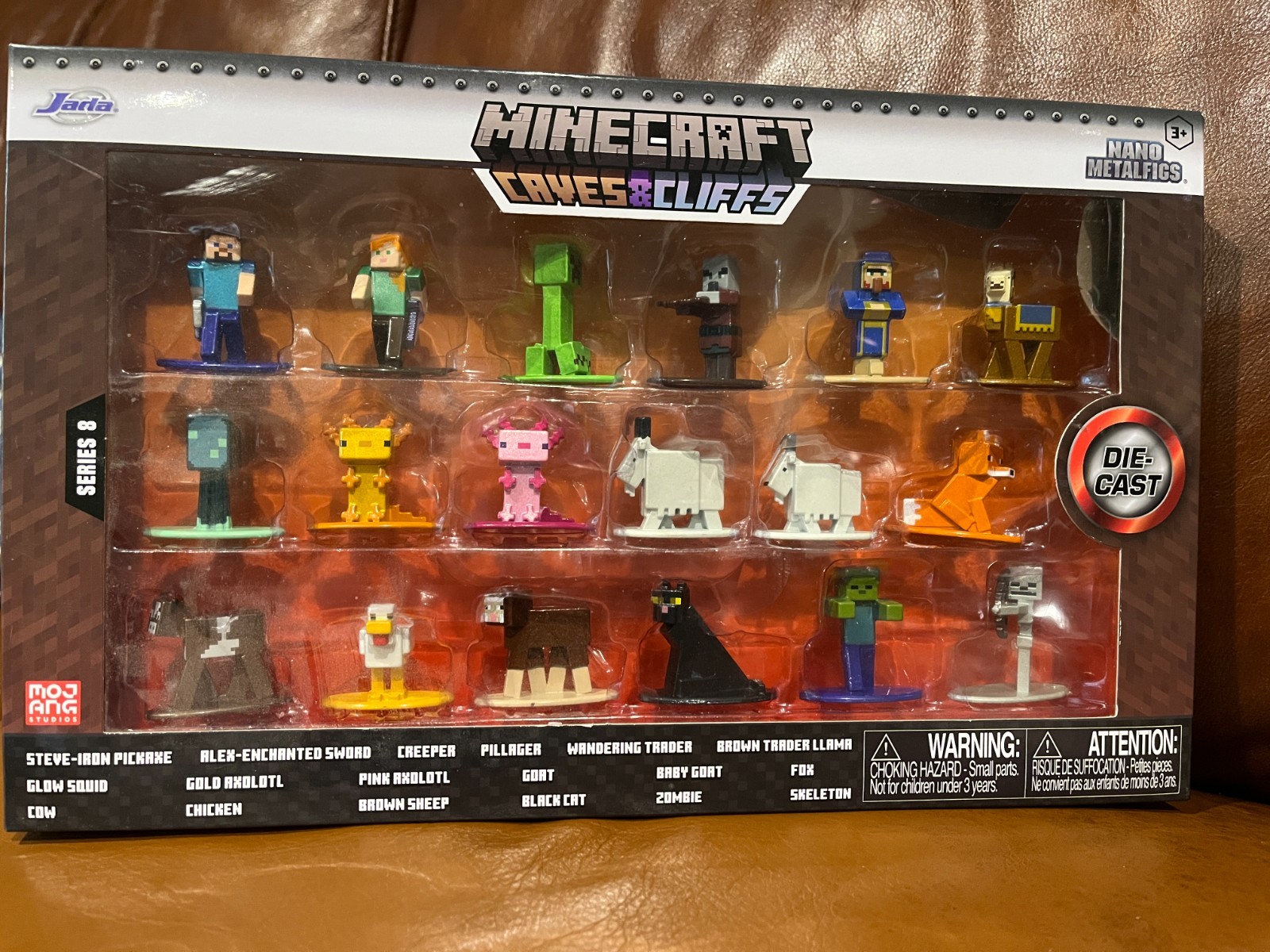 Jada Toys Minecraft: Caves & Cliffs, nano metalfigs – series 8 – NEW in Box