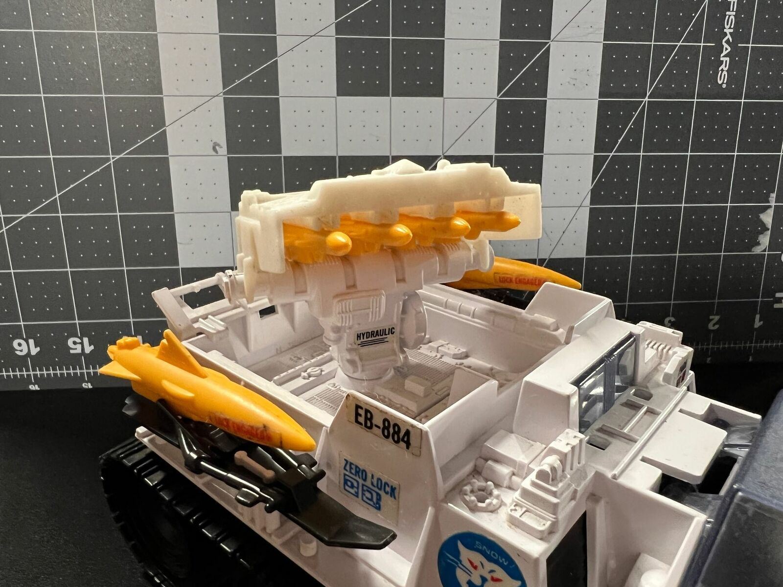 G.I. Joe ARAH Snow Cat Missile Turret – Replacement Part Resin 3D Printed