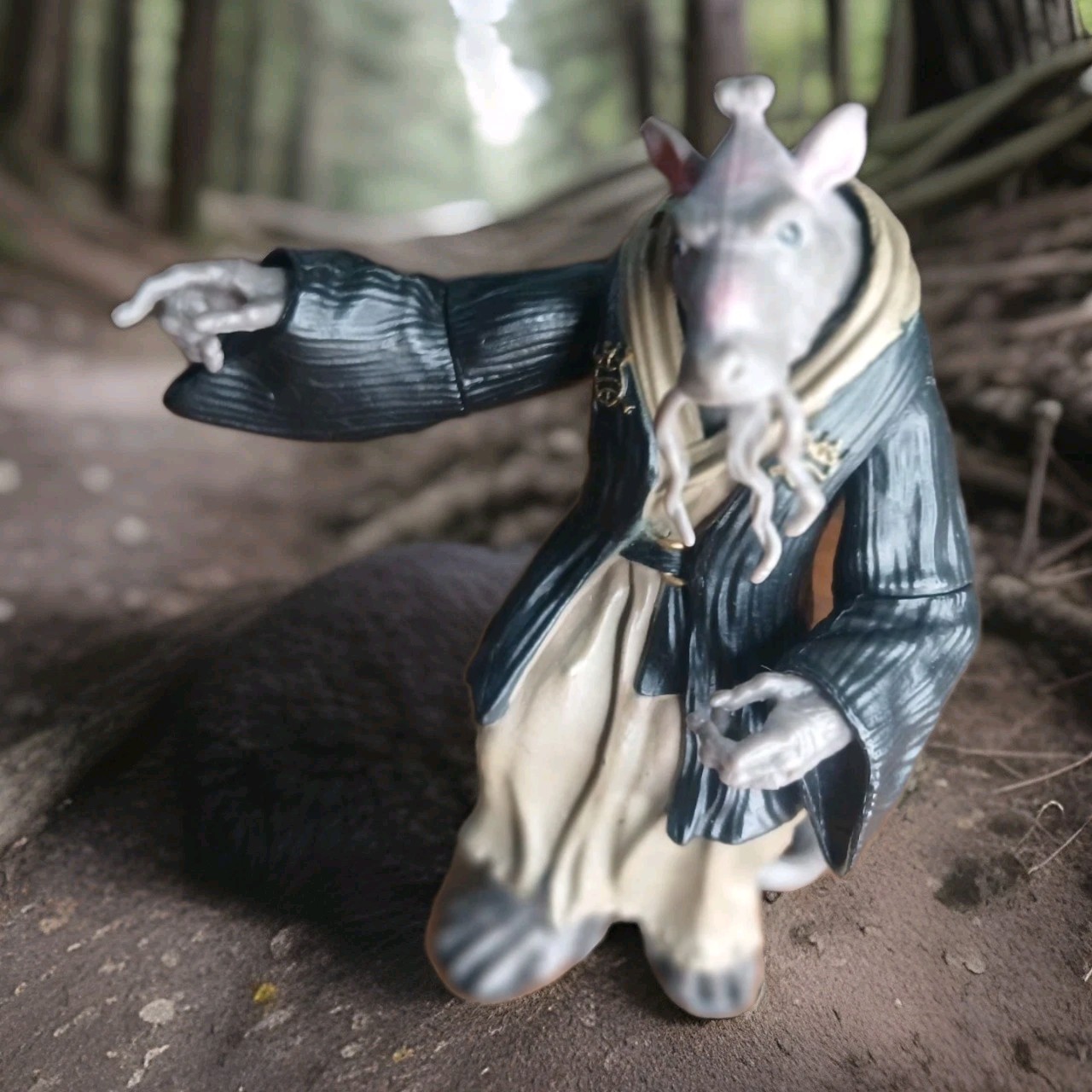 Teenage Mutant Ninja Turtles Movie Splinter Action Figure 2014 Playmates TMNT 4”