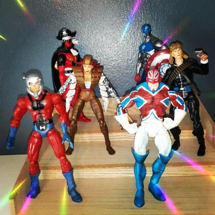 Marvel Legends Lot Of 6 Action Figures Marvel Comics Hasbro Toybiz Deadpool