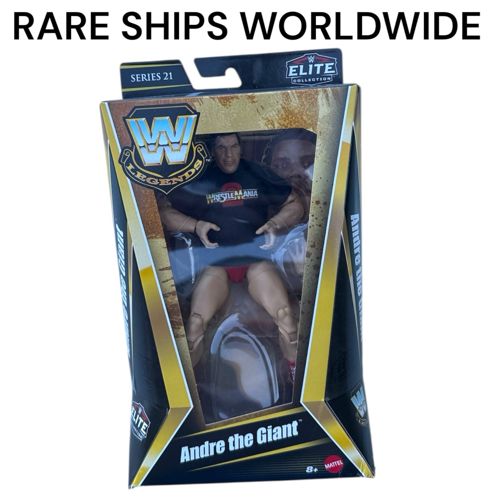 WWE Mattel Elite Legends Series 21 Andre The Giant CHASE VARIANT RARE EXCLUSIVE
