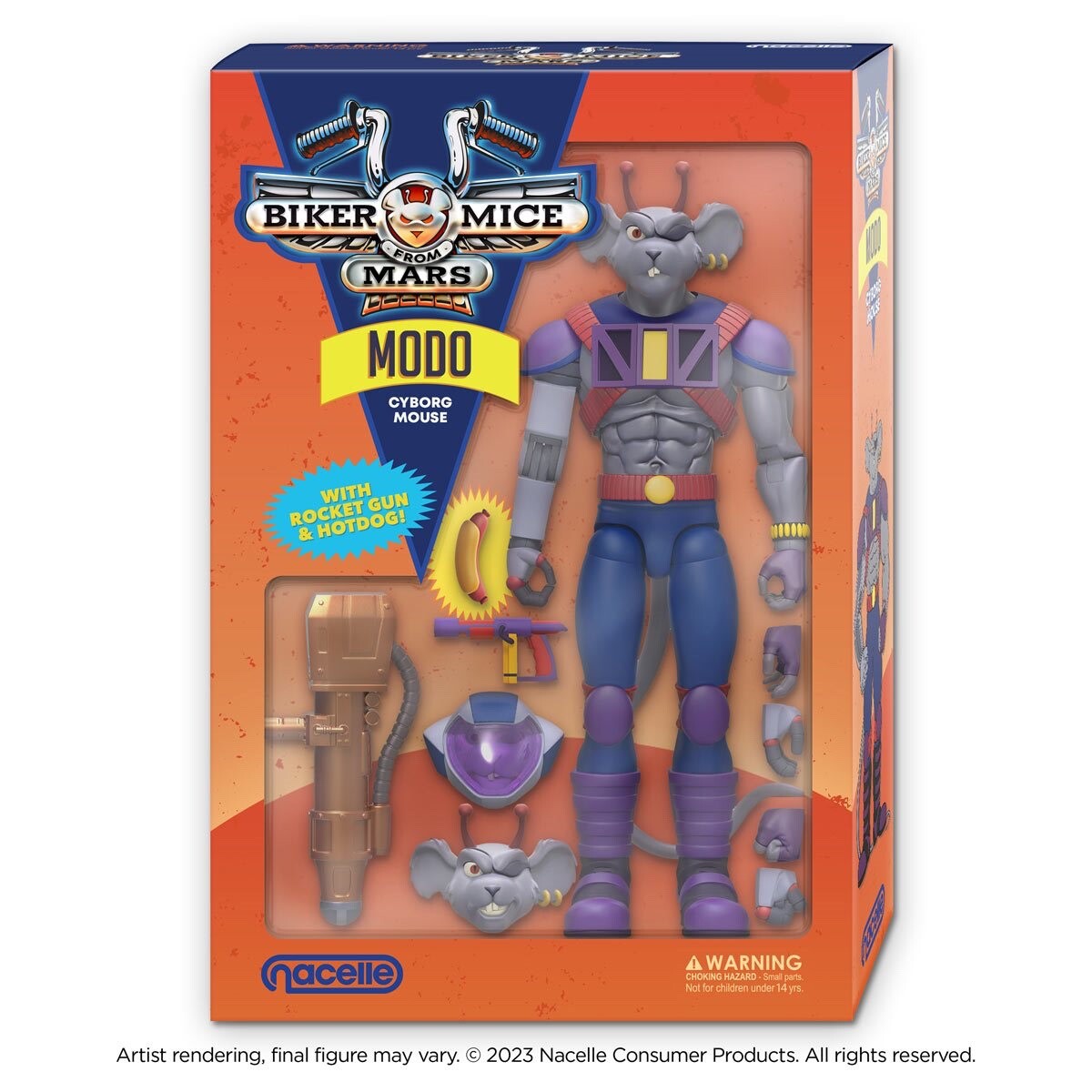 PX SDCC • Nacelle • Biker Mice from Mars • MODO 7-in Action Fig • Ships Free