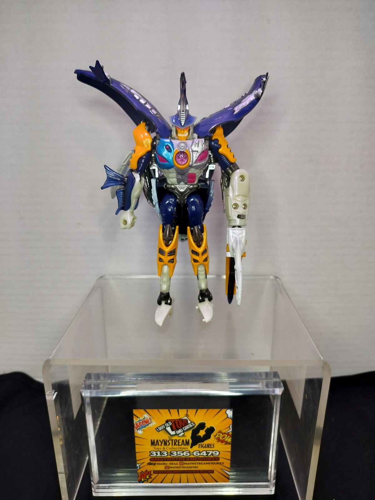 2001 HASBRO Transformers RID Sky Byte Sky-Byte Mega Class Predacon / AS-IS