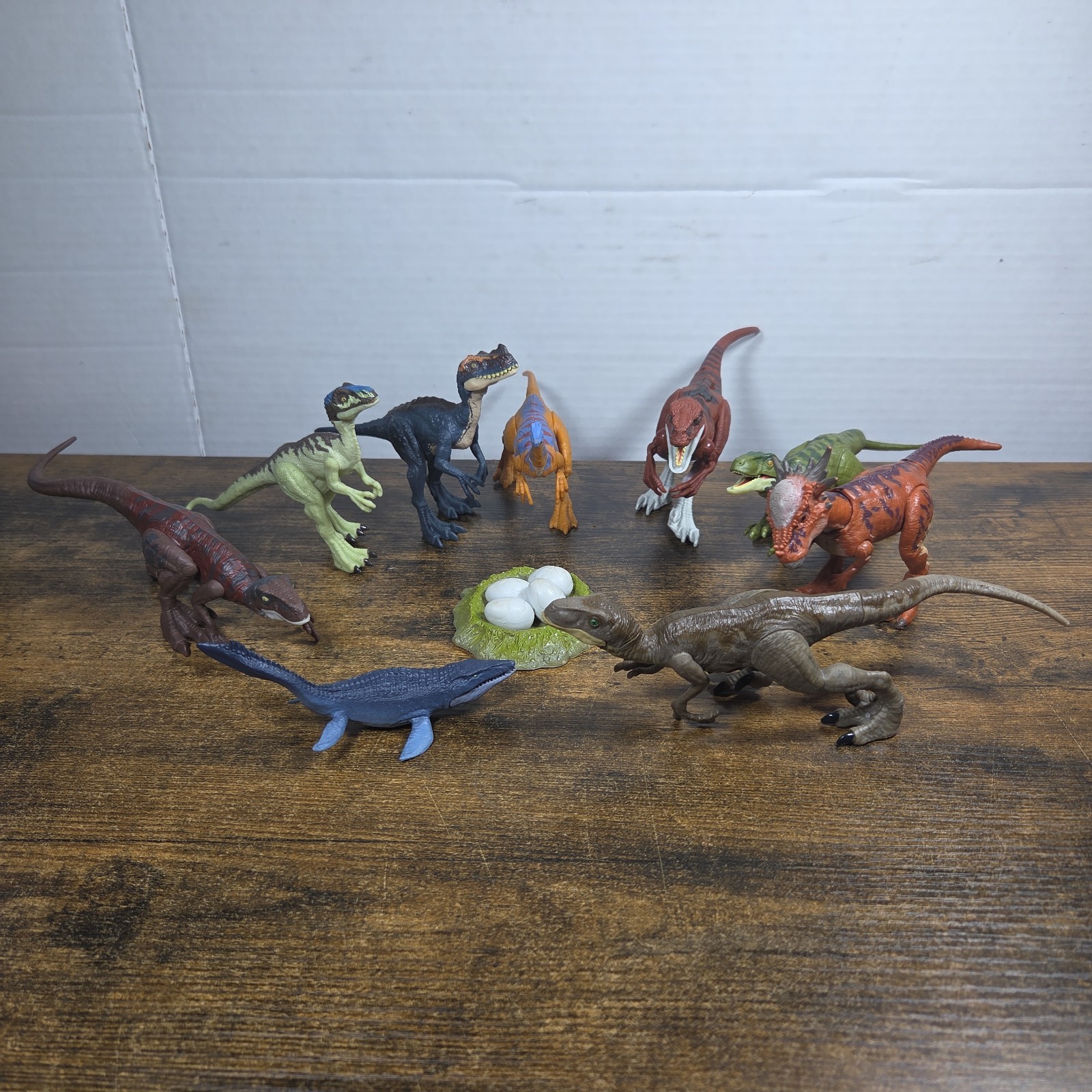 Jurassic World Dominion Mini Figures Dinosaurs Camp Cretaceous Mattel Lot Of 10