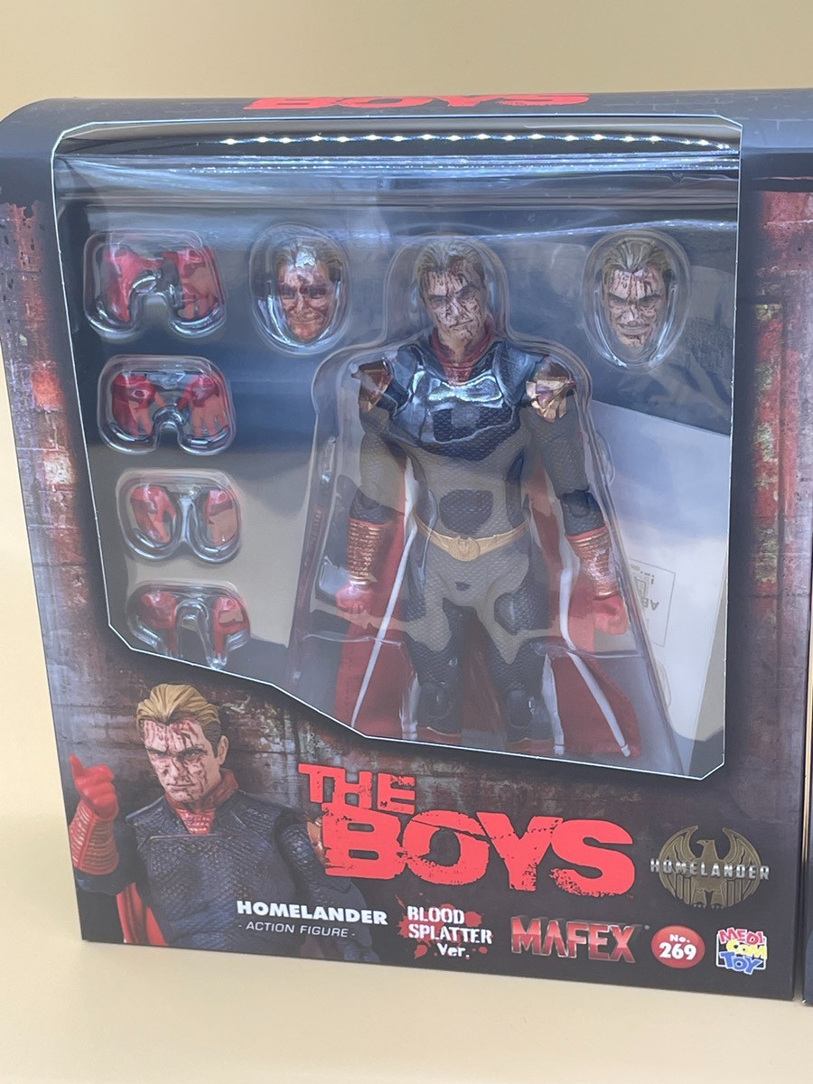 MAFEX The Boys Homelander Blood Splatter Ver No.269 & Billy Butcher No.154 Set