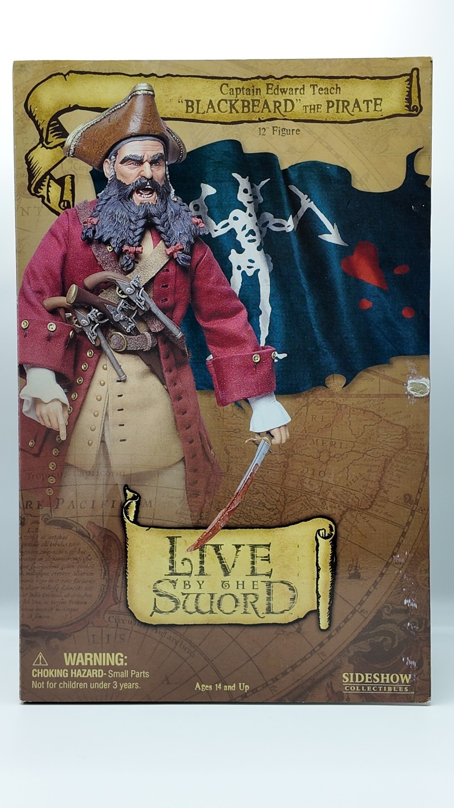Sideshow Collectibles Captain Edward Teach “Blackbeard” the Pirate 12″ Figure