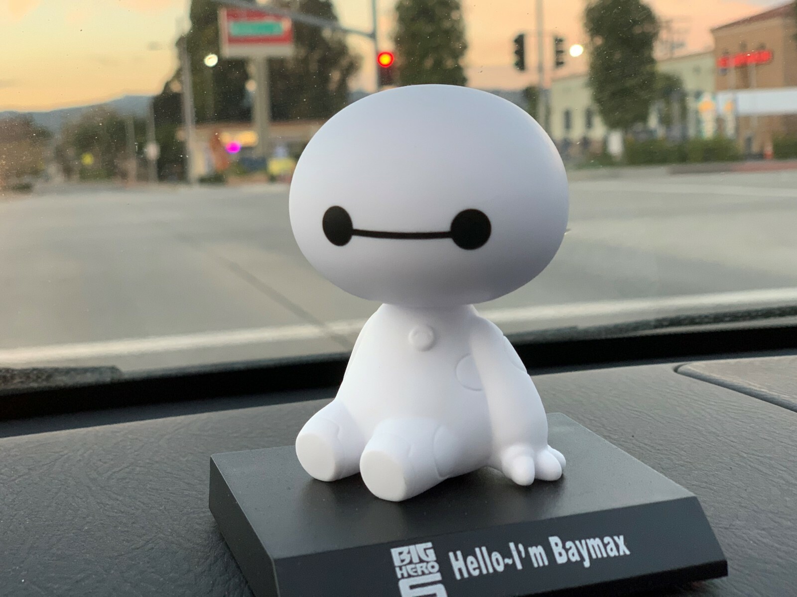 Baymax Big Hero 6 Cartoon Cute Toy Figure Doll Car Dashboard Interior Decoration