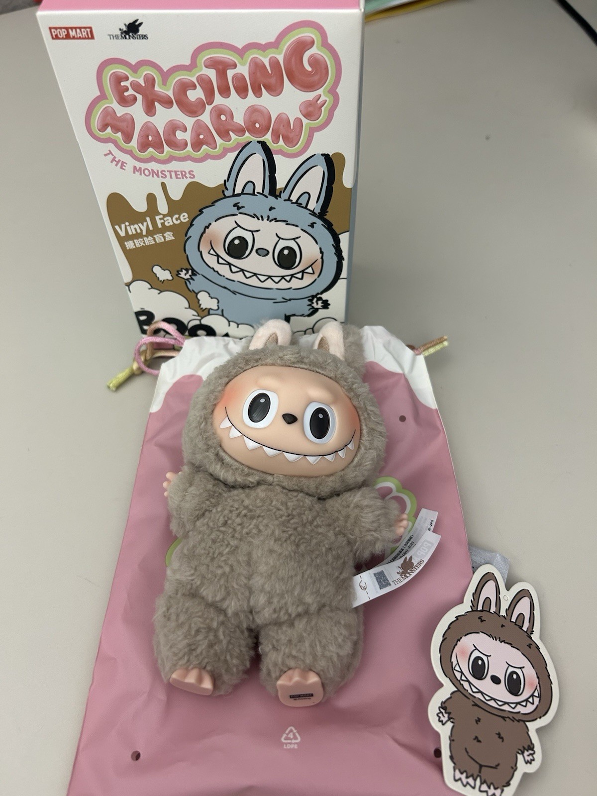 Popmart Labubu The Monsters Macaron Sesame Bean | New | Authentic | Open Box